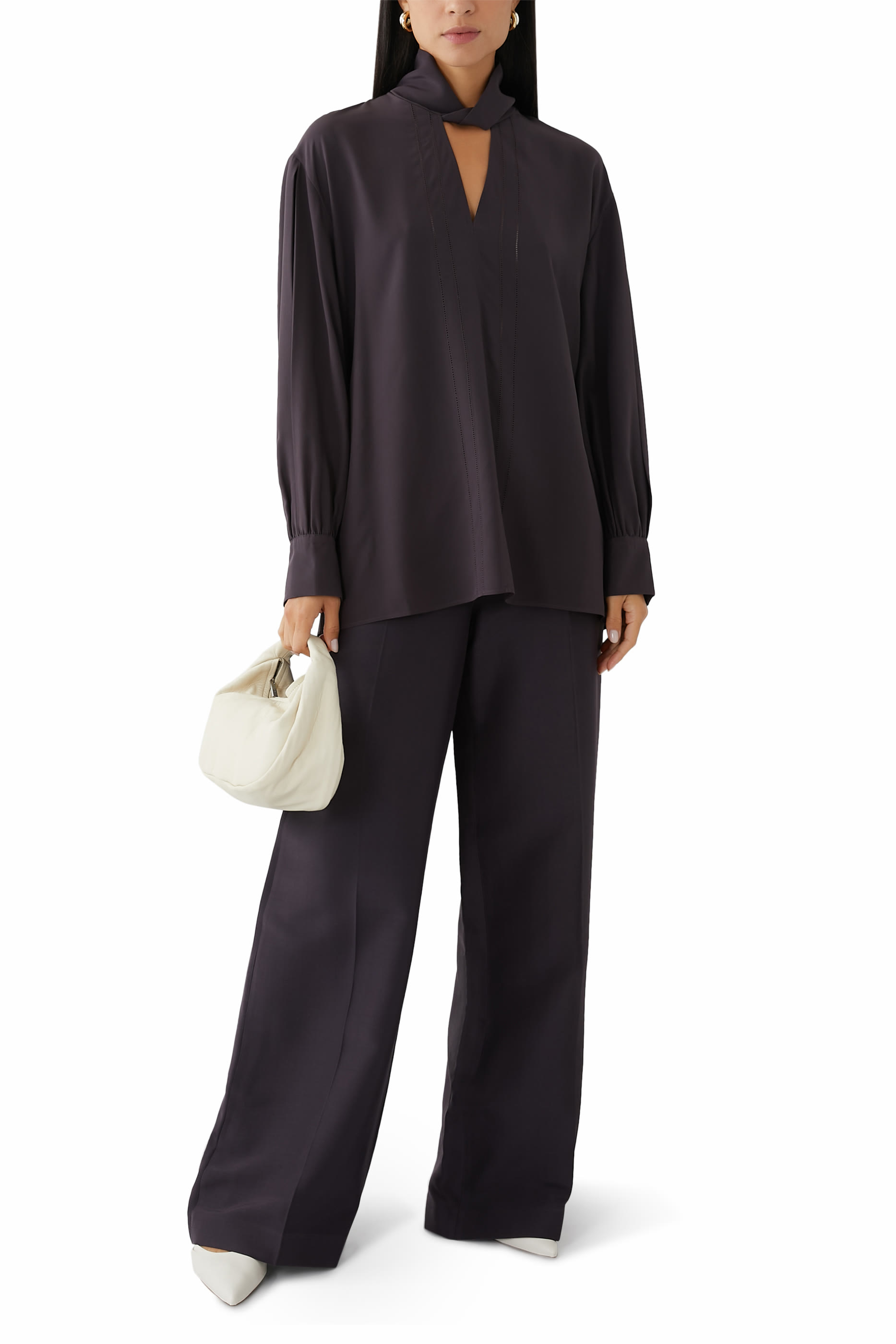 Rivoli Silk Crepe de Chine Blouse