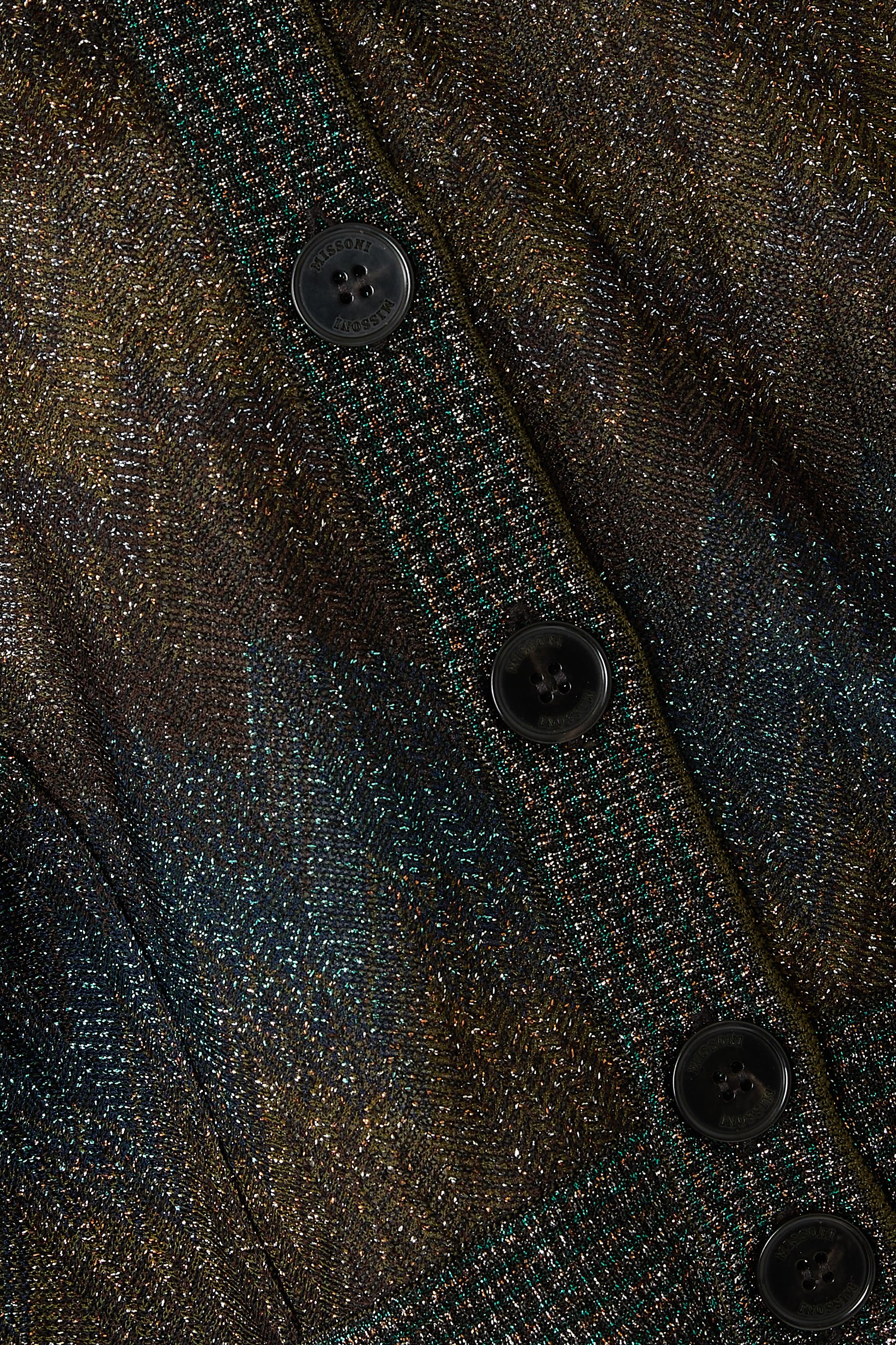 Snake-Pattern Oversized Cardigan 