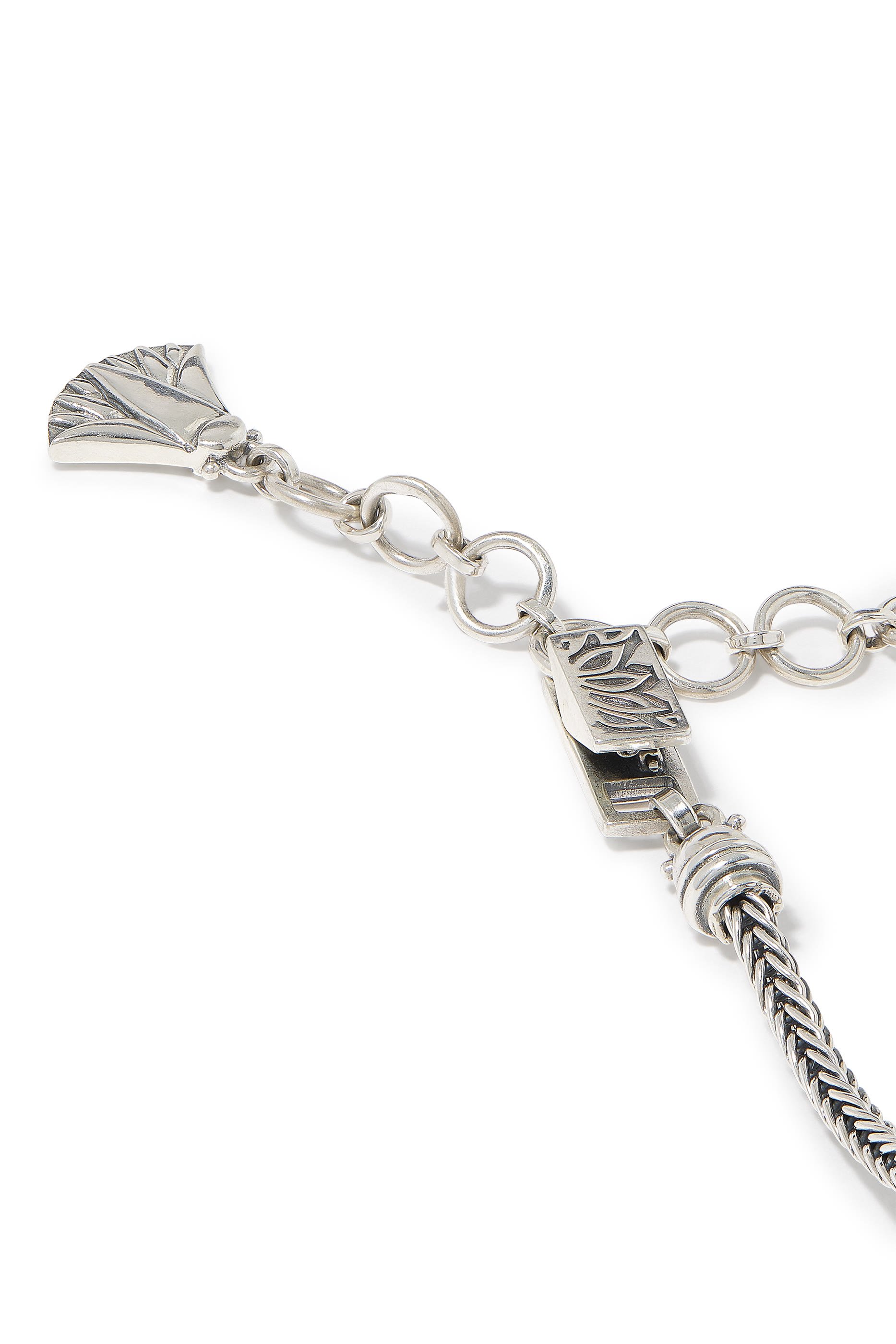 Lotus Choker, 18k Gold & Sterling Silver