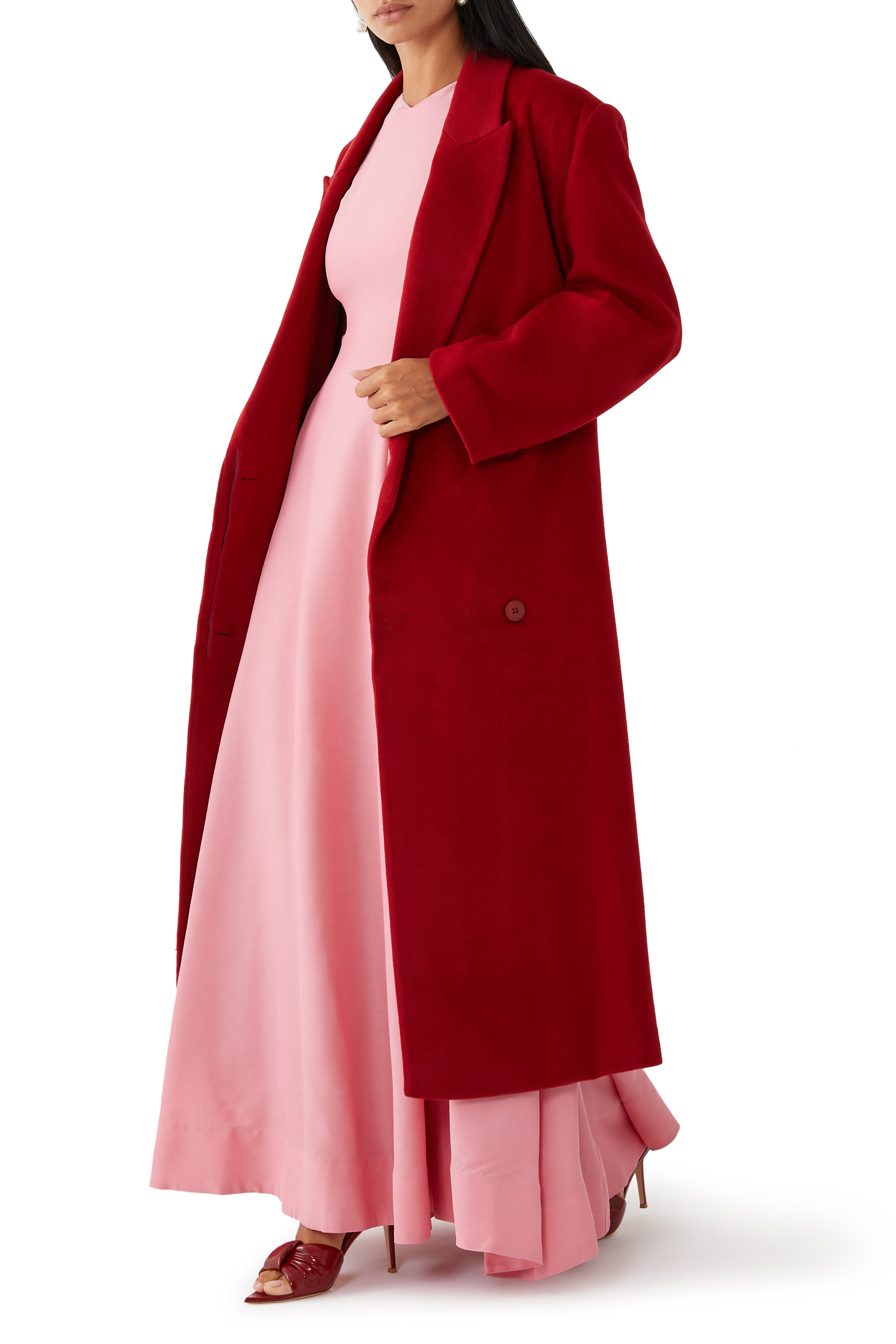 Serge Oversized Coat