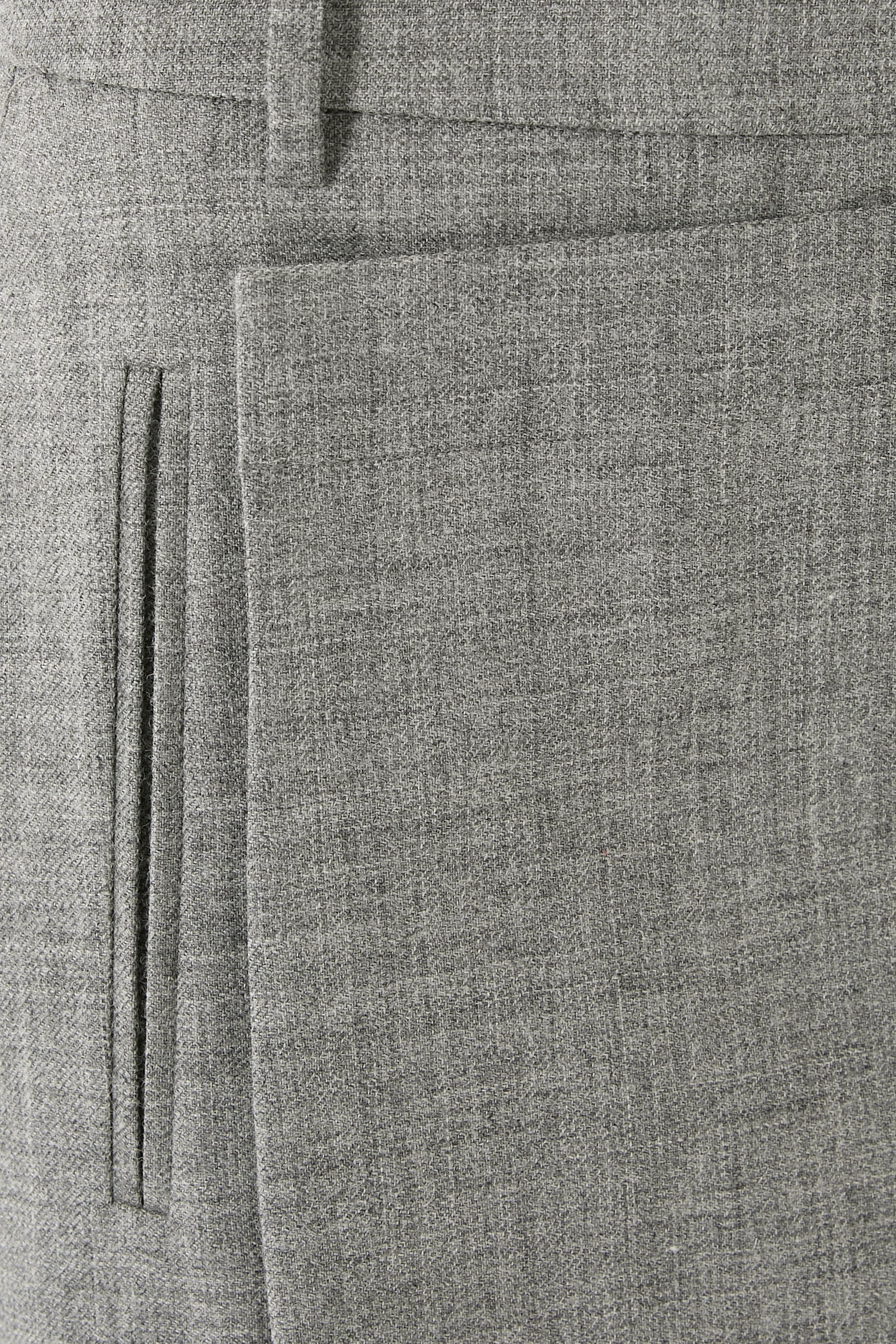 Techy Bonded Wool Wrap Maxi Skirt