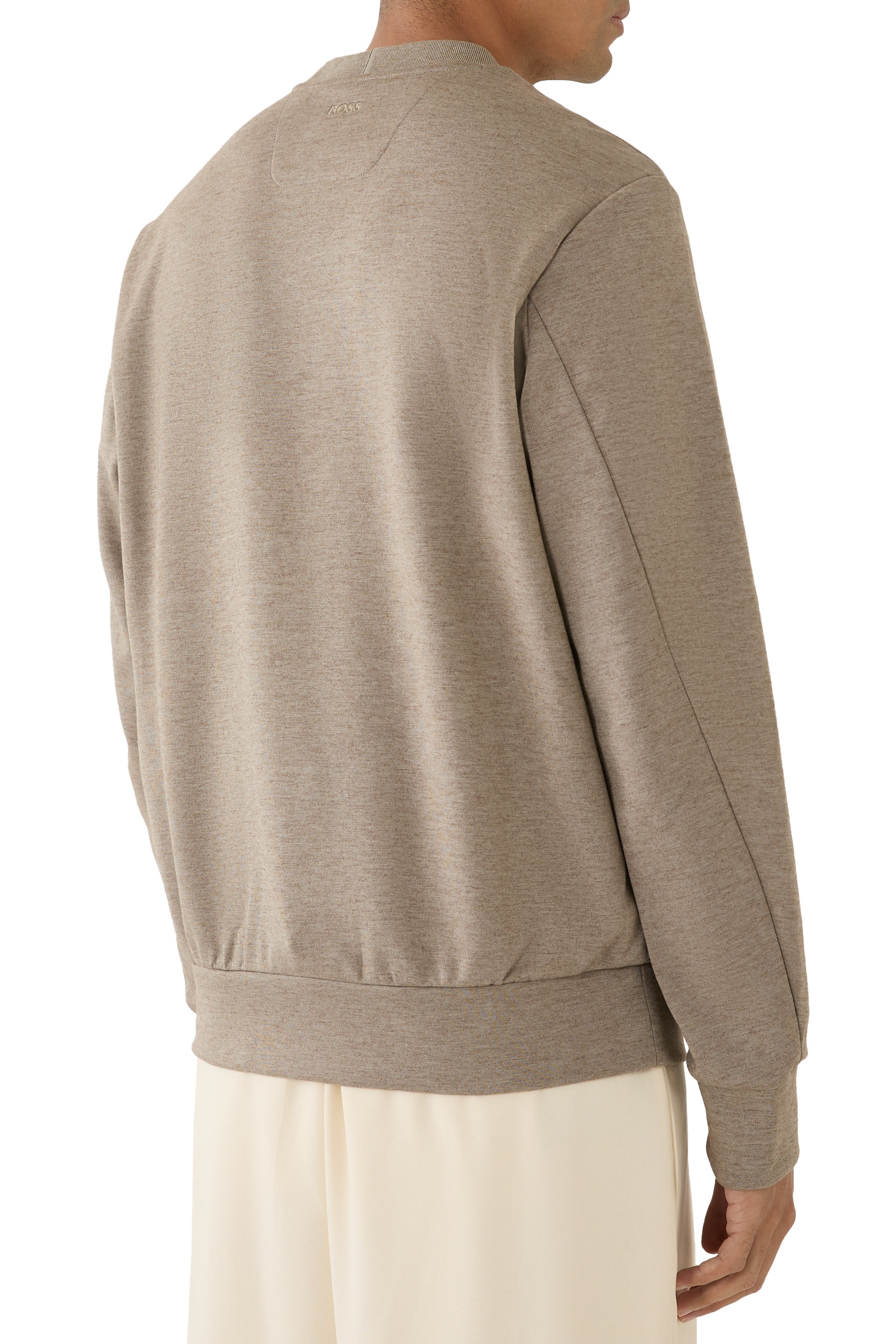 Logo Wing-Detail Sweatshirt