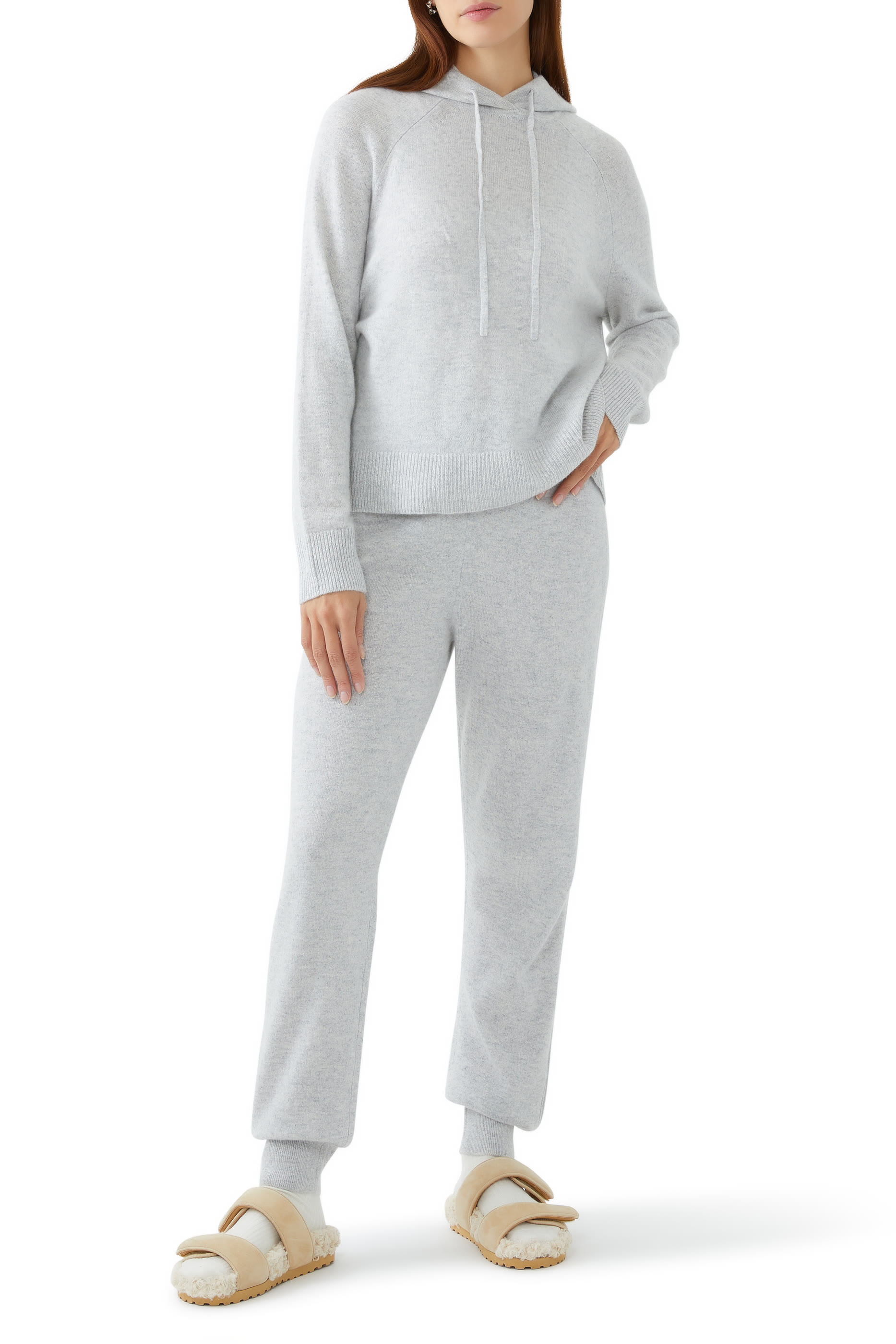 Cashmere Rib Detail Joggers