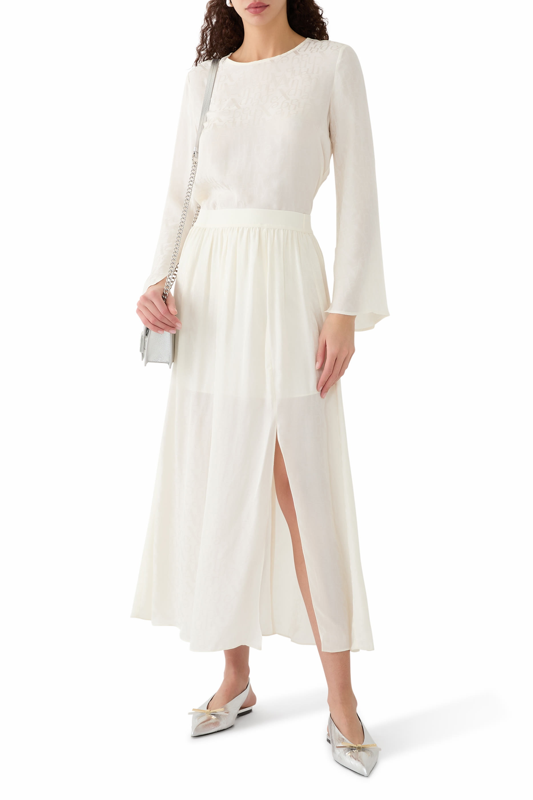 All-Over Logo Long Sleeves Top