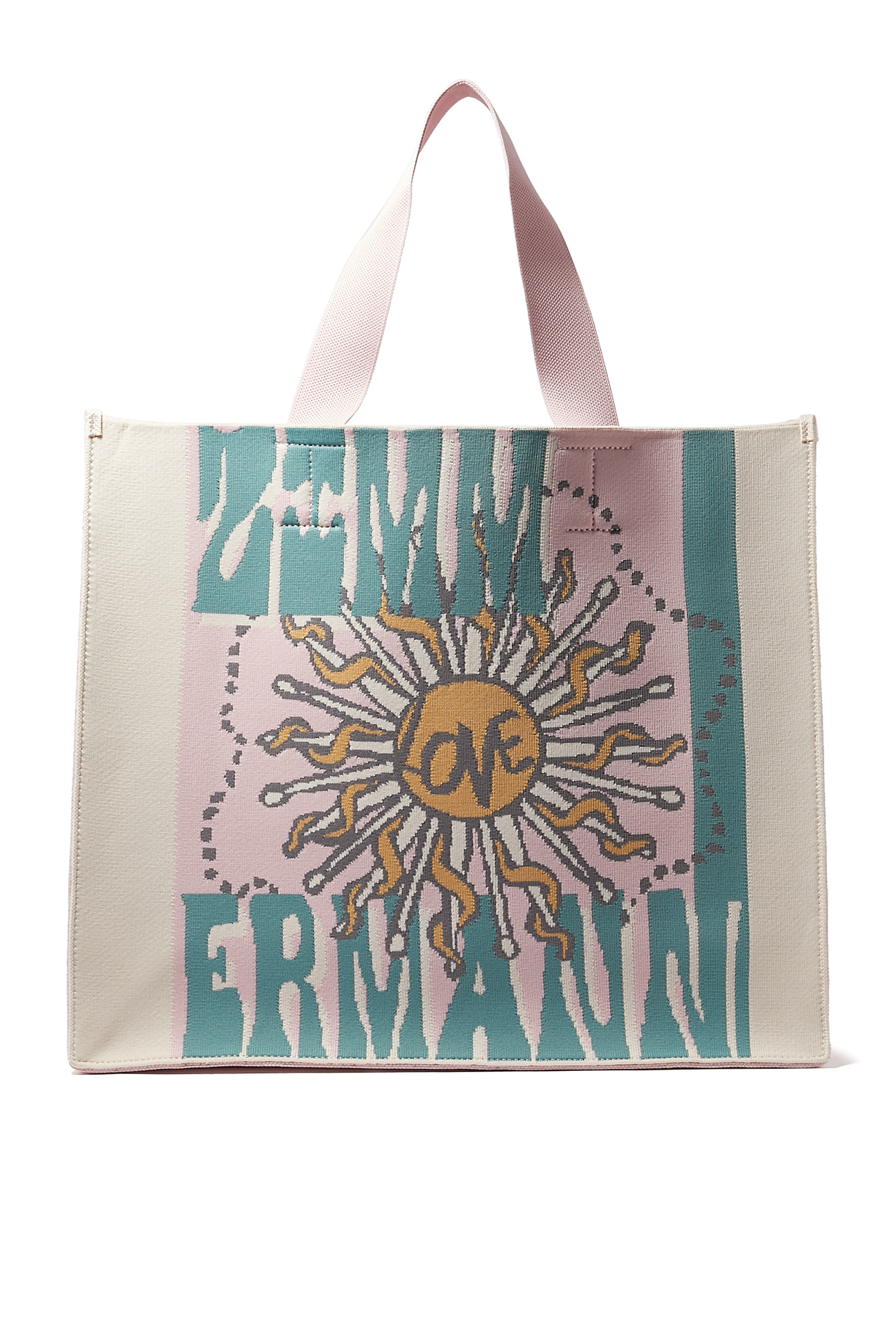 Large Jacquard Tote Bag