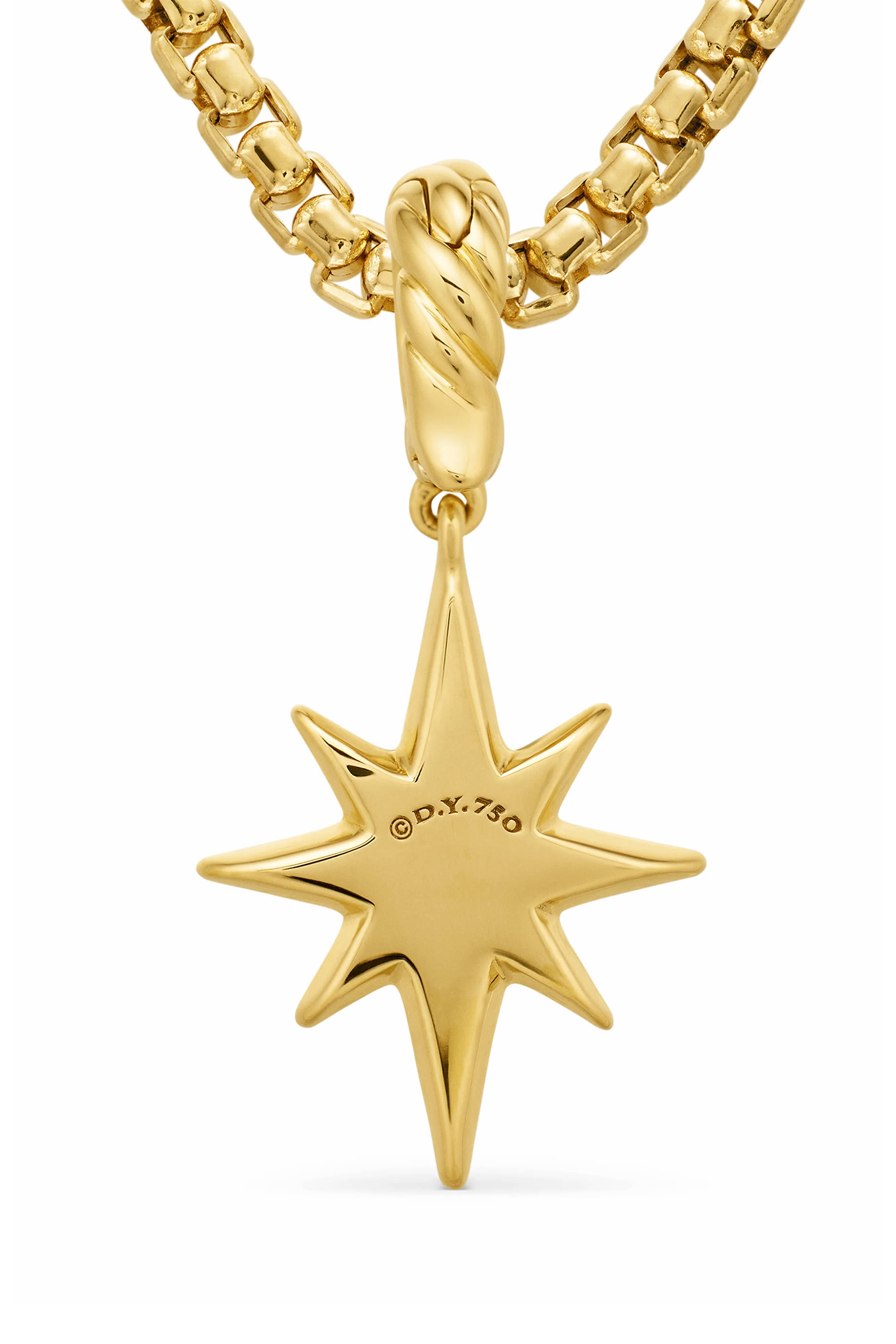 North Star Amulet, 18k Gold & Diamonds