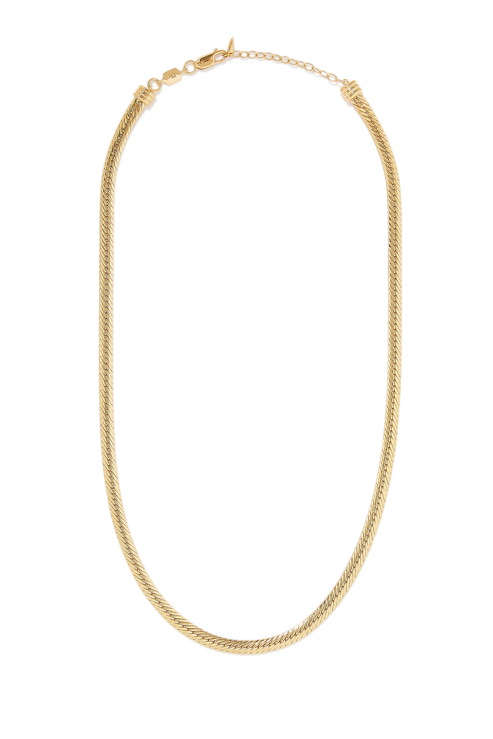 Camail Chain Necklace, 18k Recycled Gold-Plated on Brass