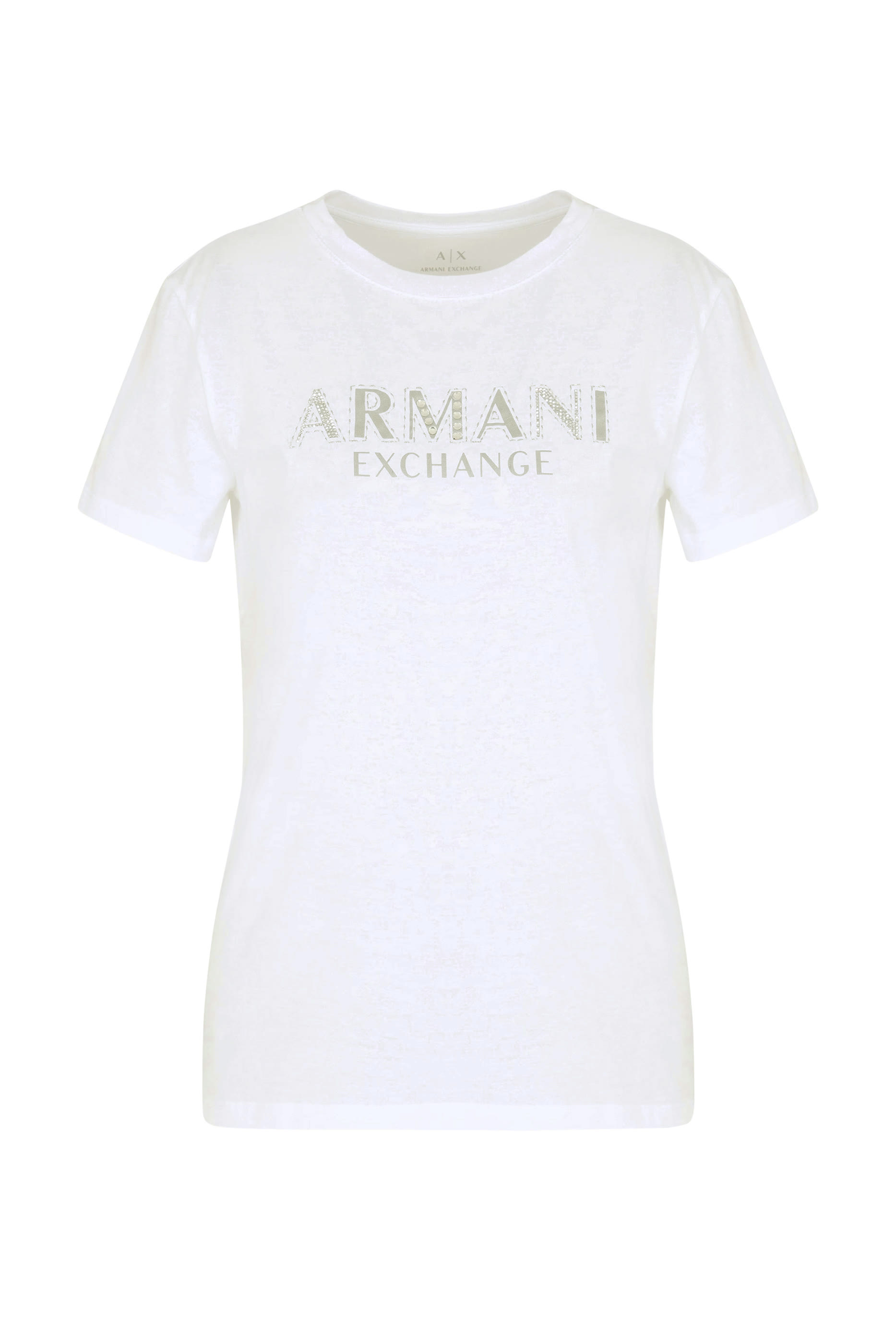 Grid AX Lettering Jersey T-Shirt