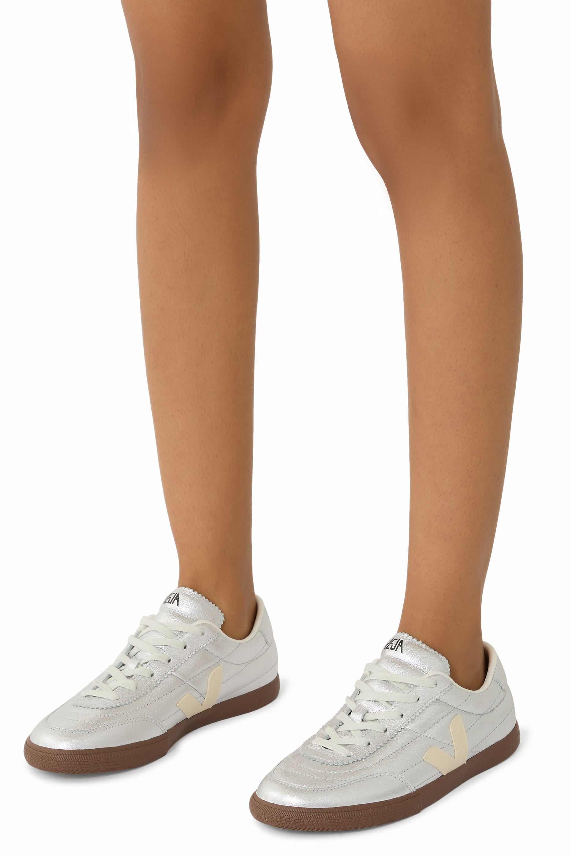  Panenka Metallic Leather Sneakers 