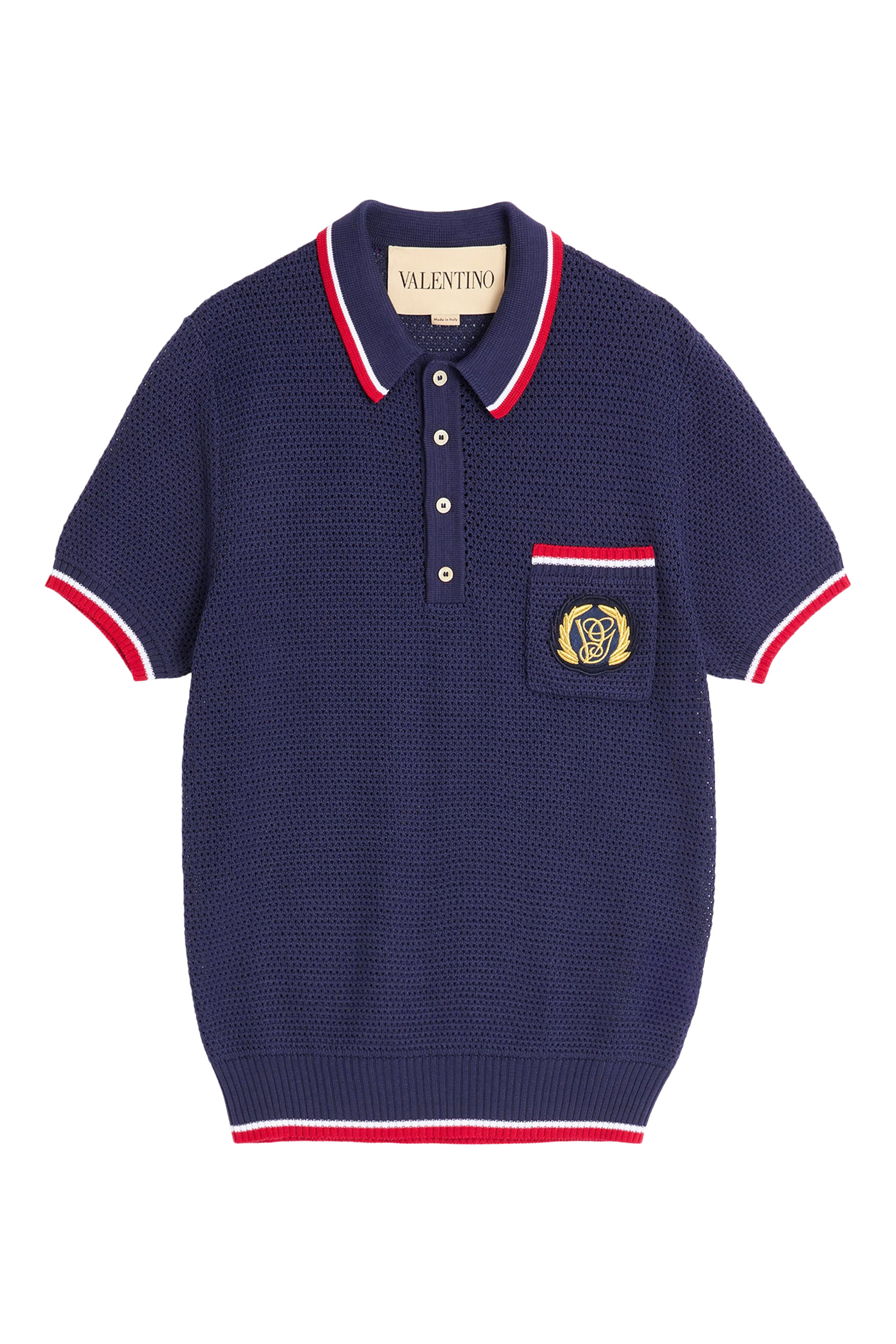 Cotton Polo Shirt with VG Patch 