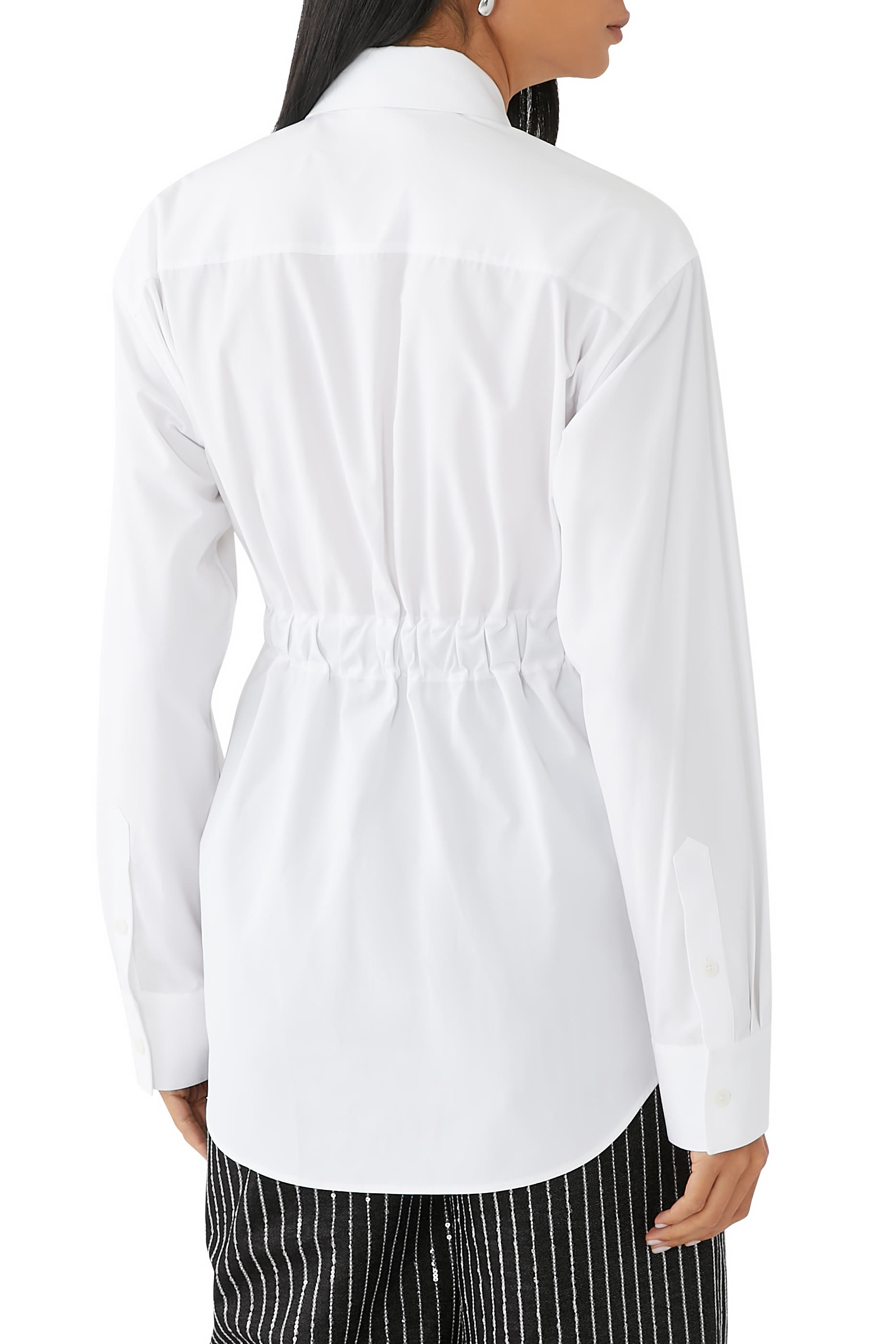 Button Down Belted Tunic