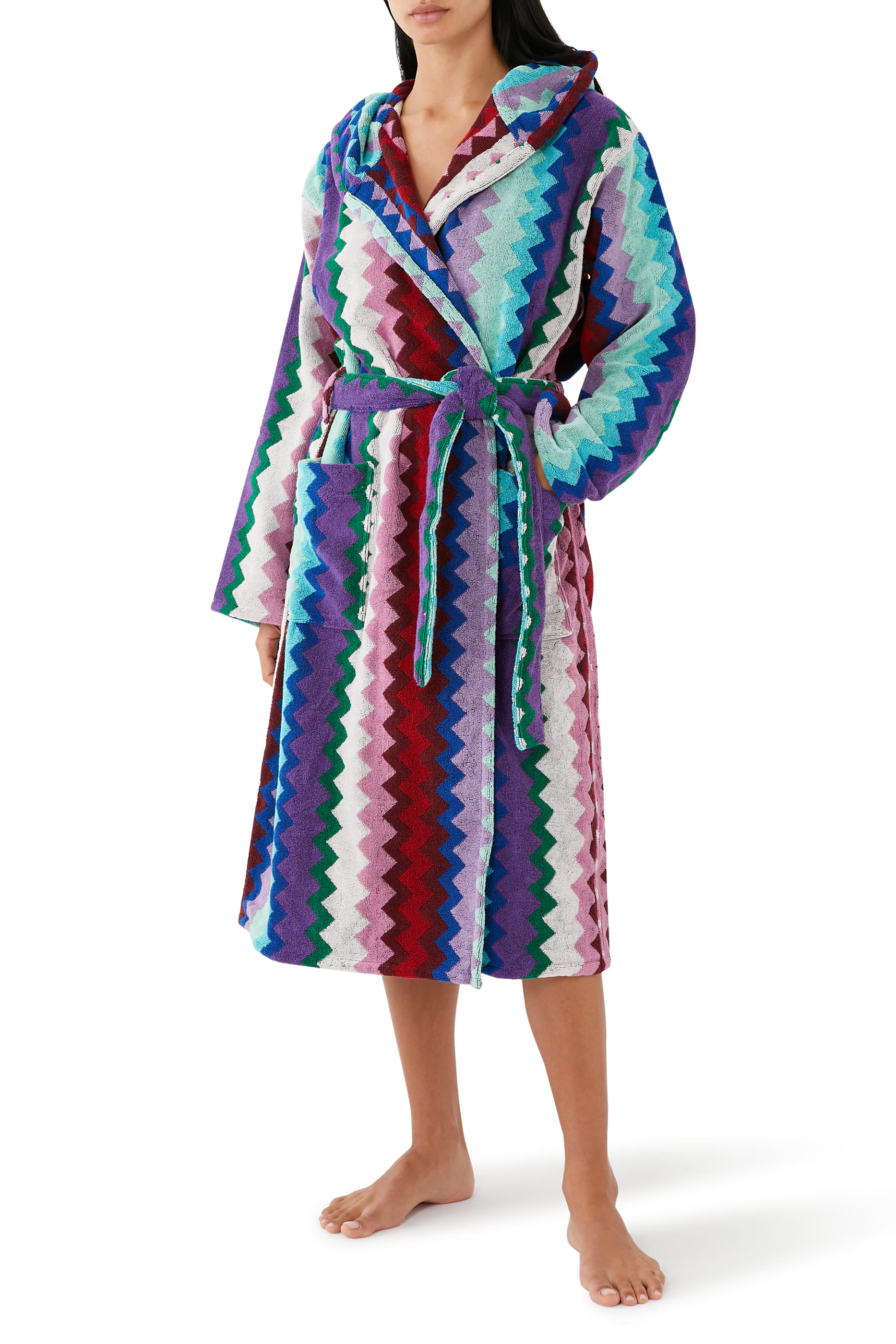 Chantal Long Hooded Bathrobe