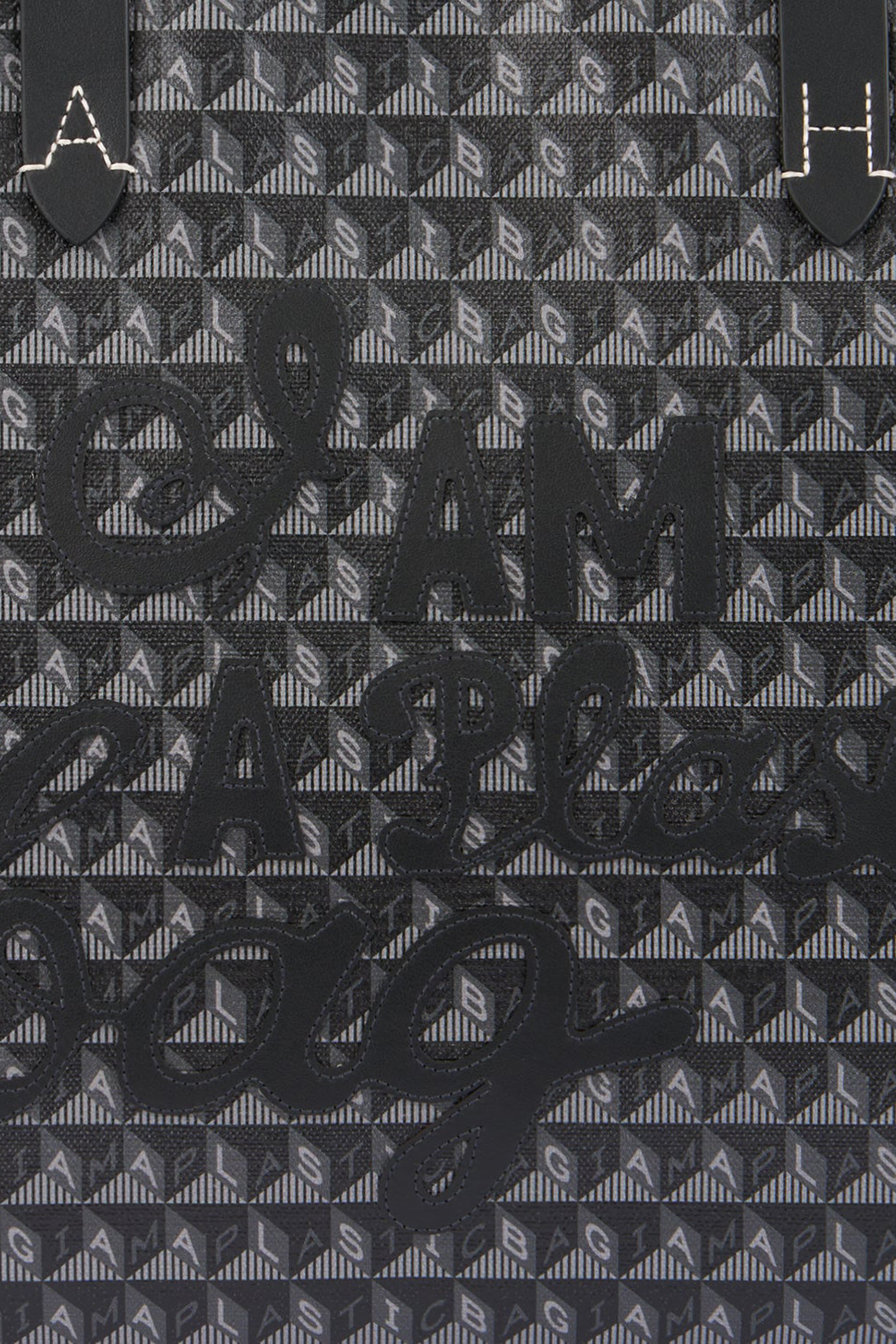 I am a Plastic Bag Zipped Tote Bag