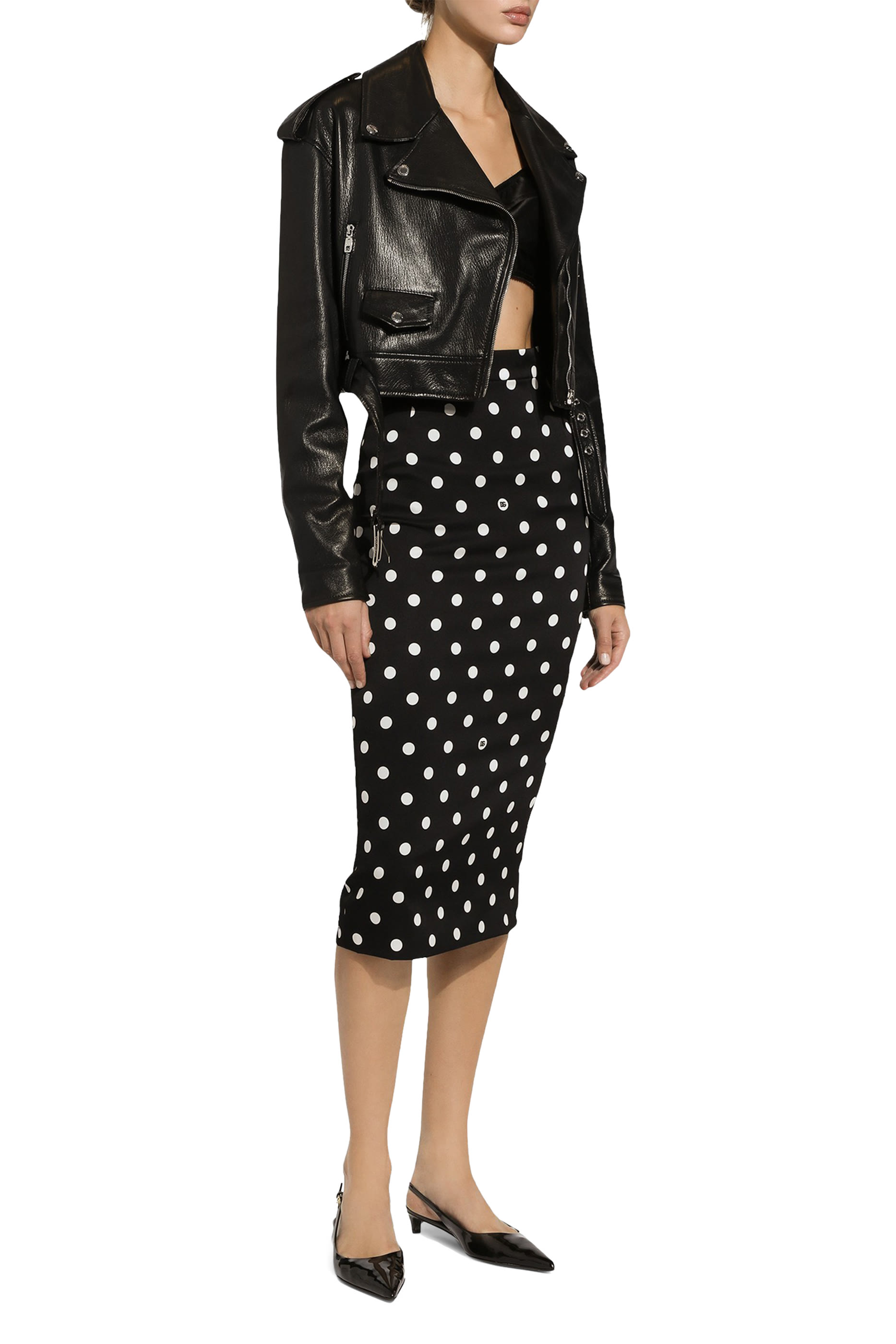 Plongé Nappa Leather Biker Jacket