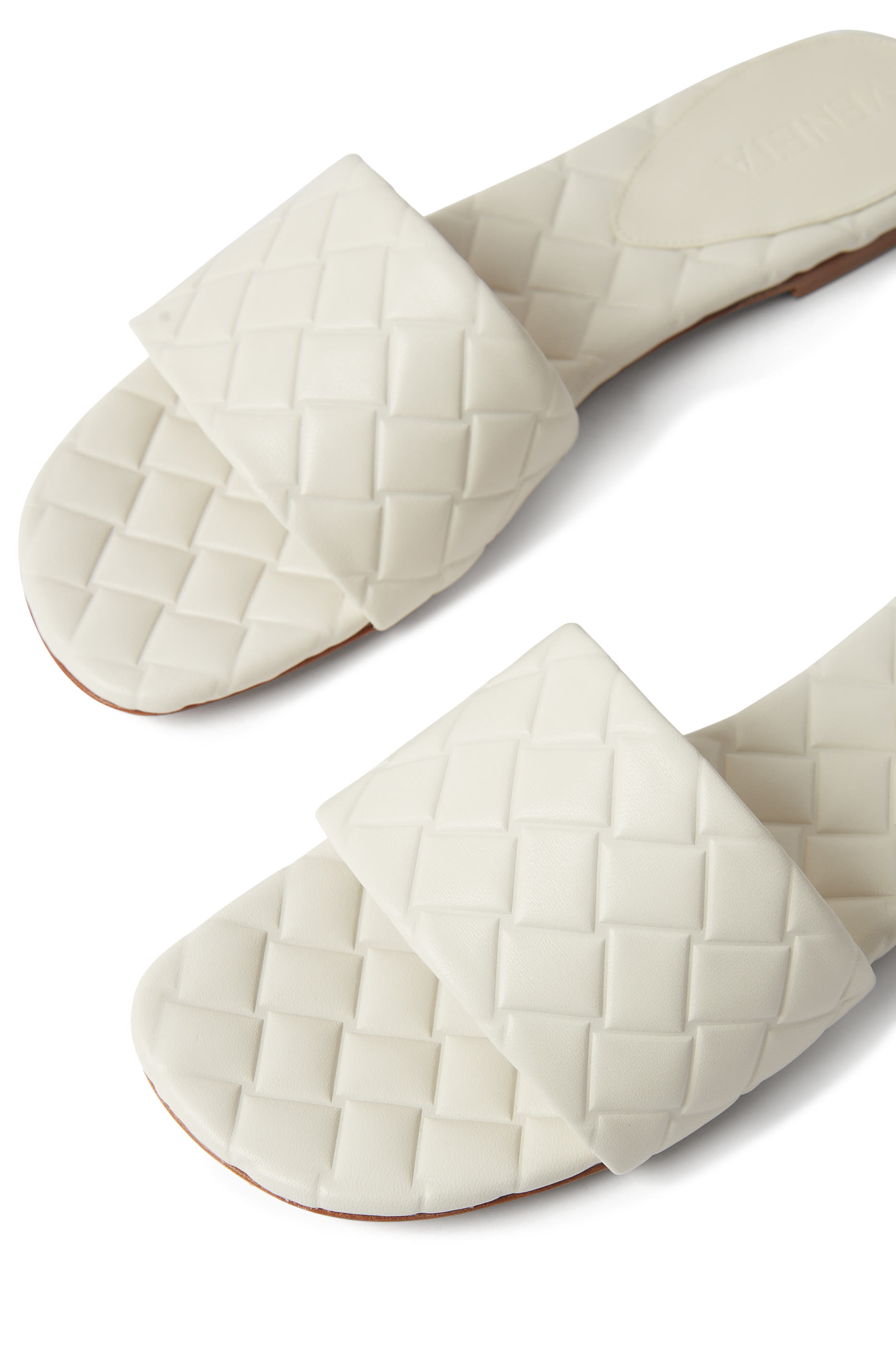 Amy Flat Leather Mules