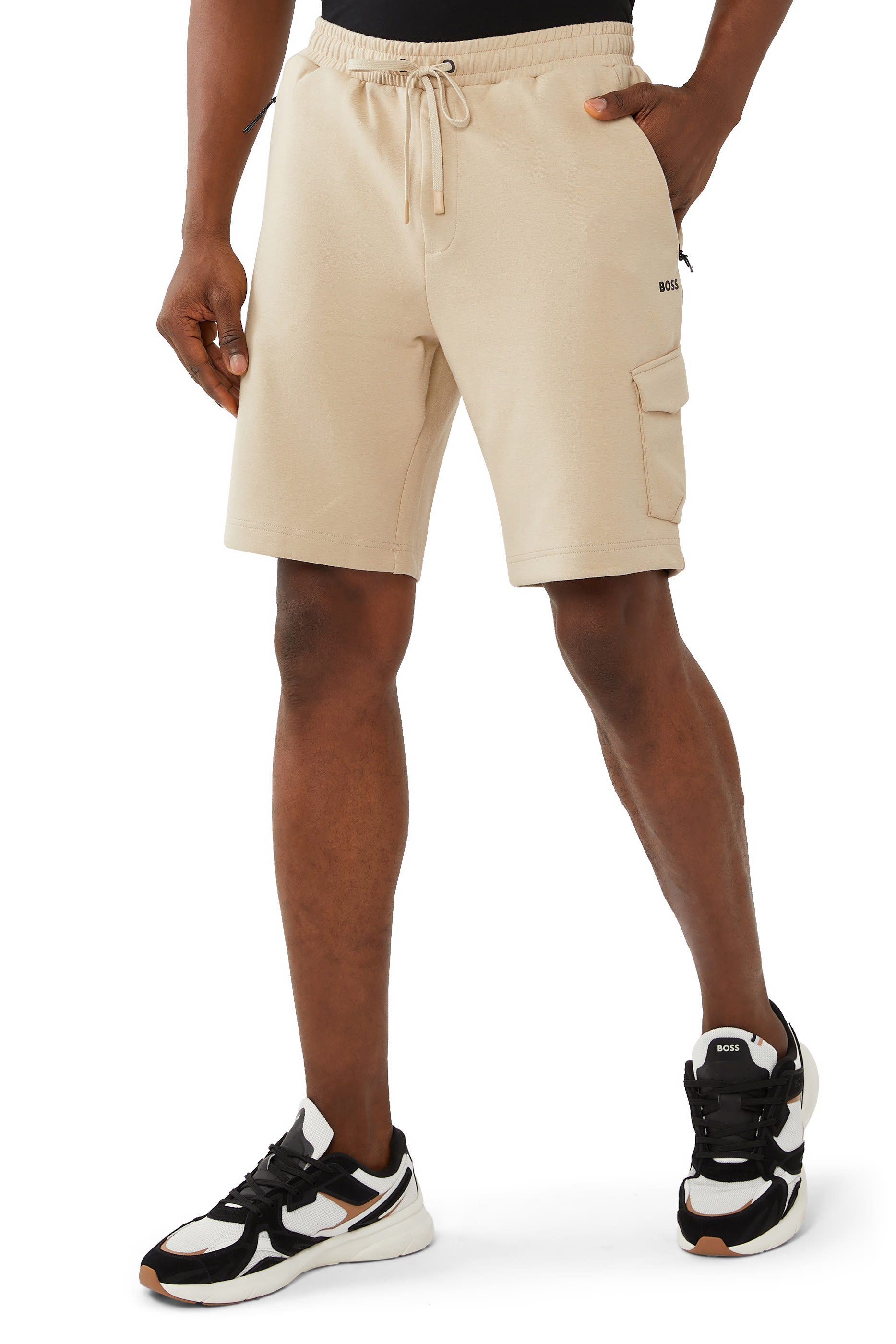 Advanced-Stretch Cotton-Blend Shorts
