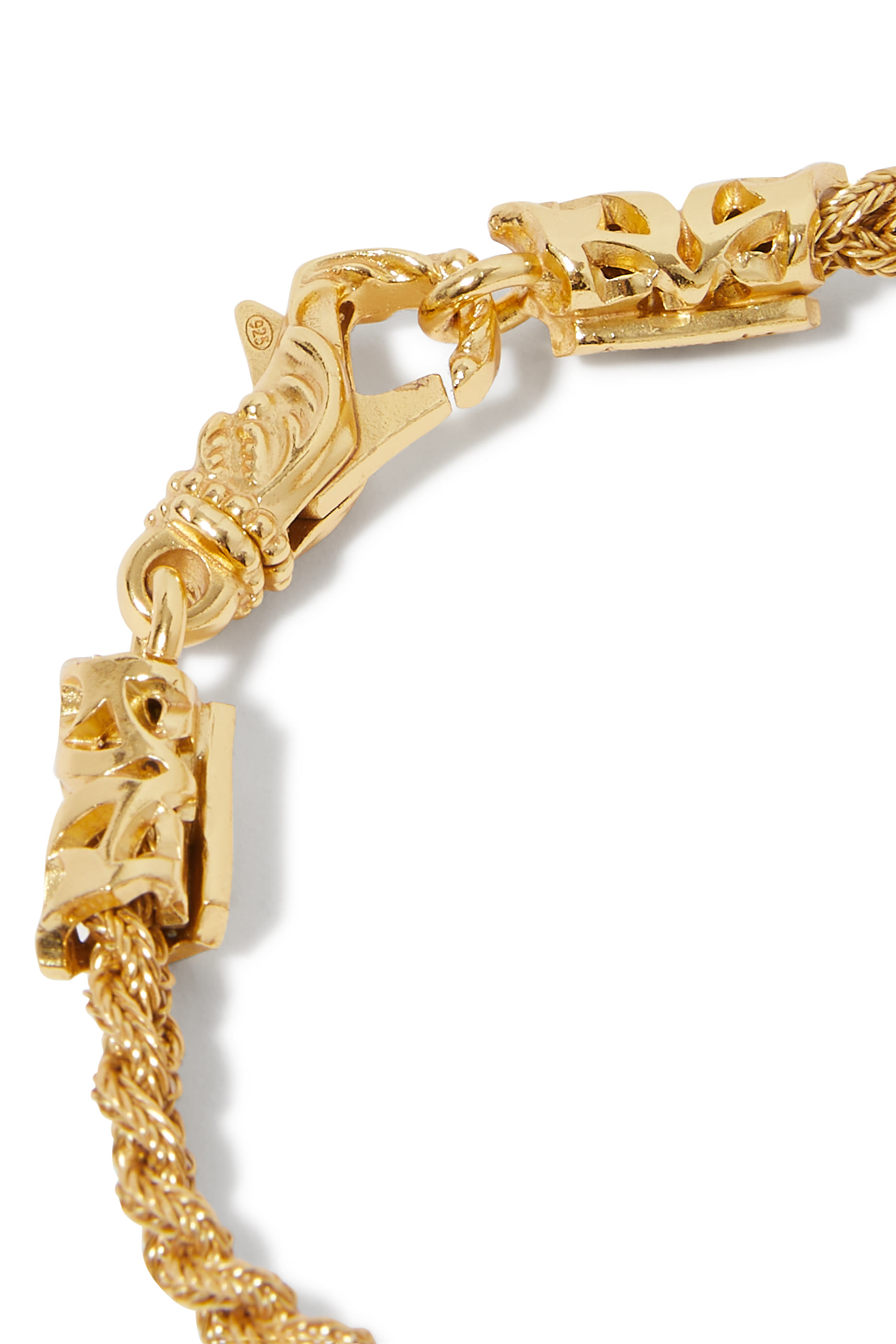 Braided Bracelet, 24k Gold Plated Brass