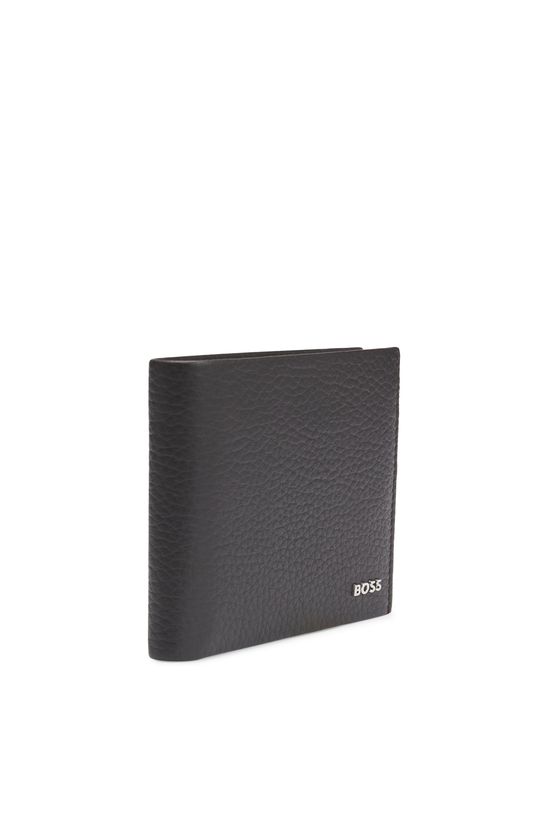 Logo Grained-Leather Wallet