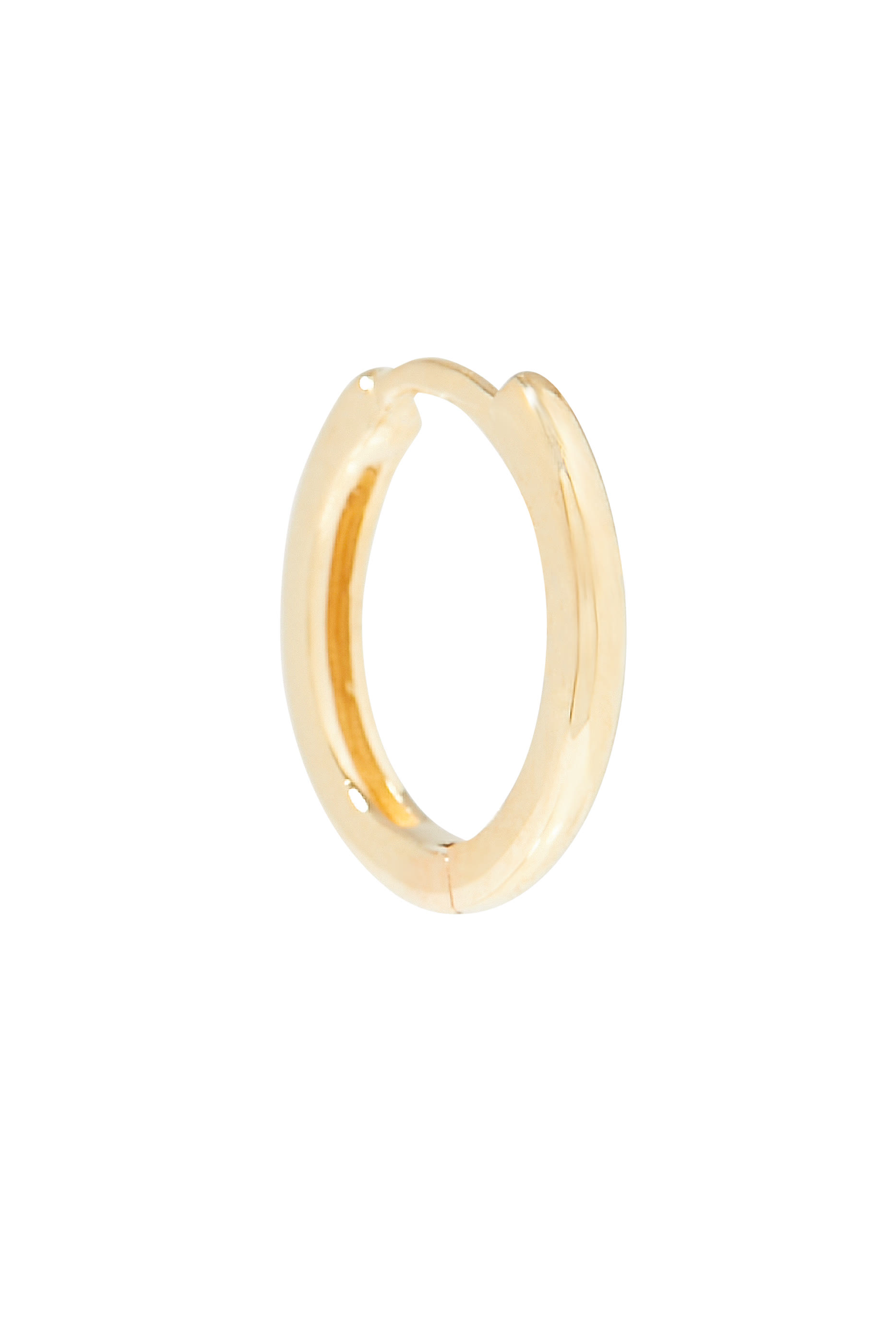 Aeri Huggie Hoop Single Earring, 14k Yellow Gold