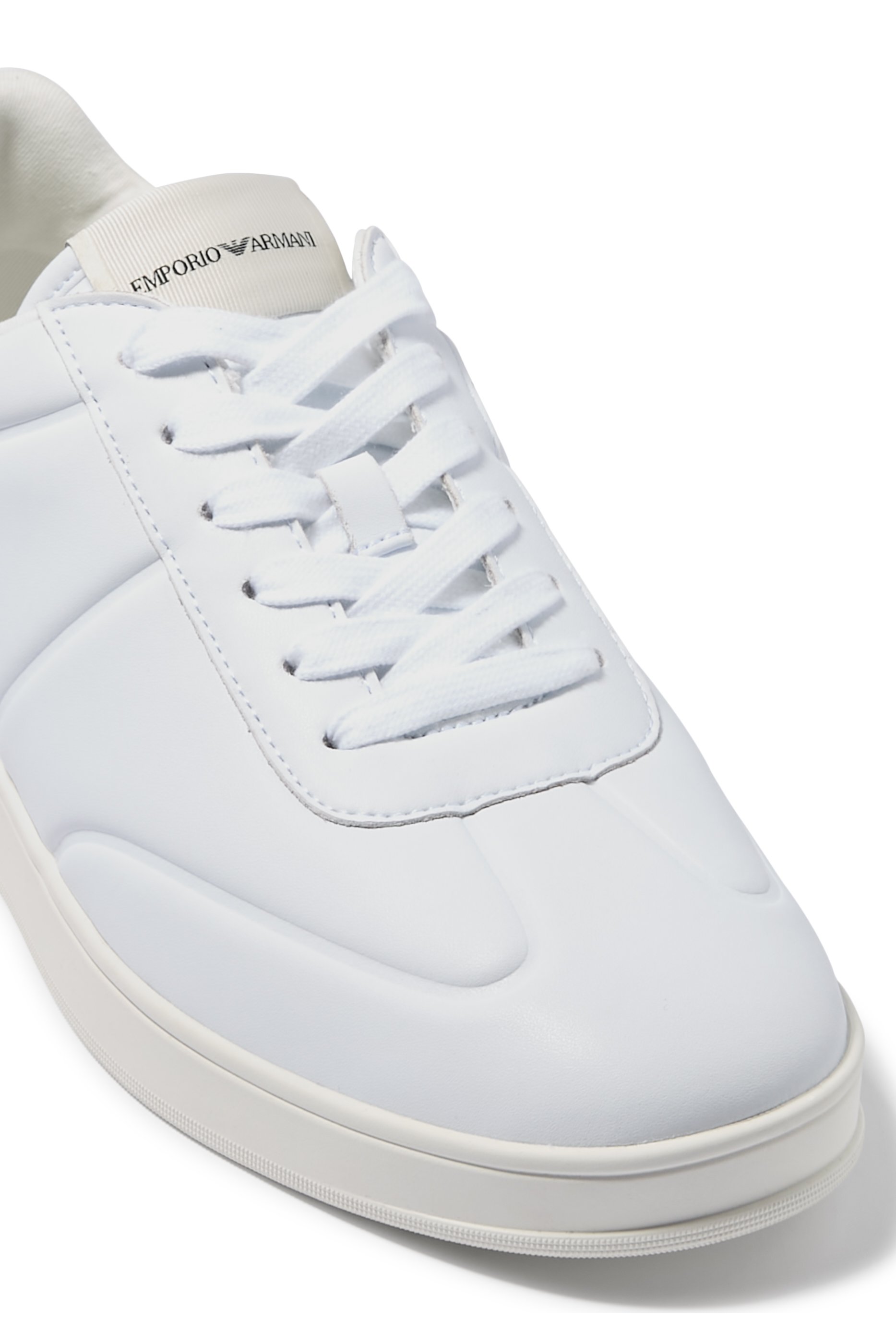 Oyster Leather Sneakers