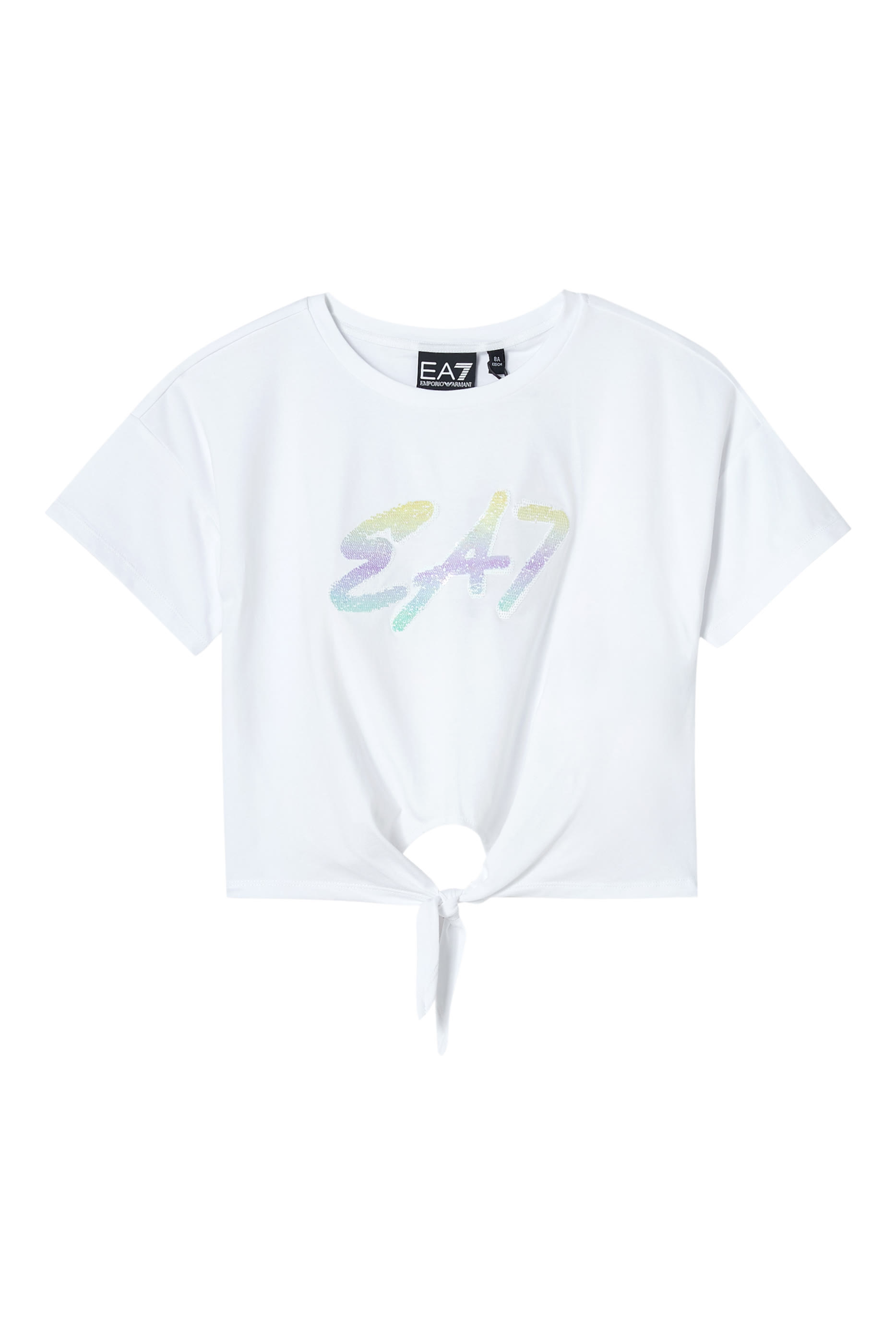 Kids EA7 Logo T-Shirt