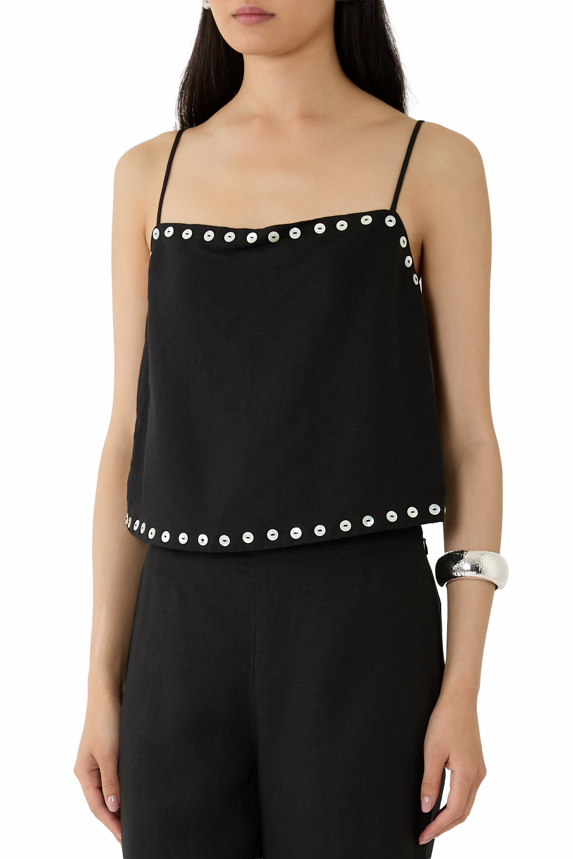 Kirra Linen-Blend Tank