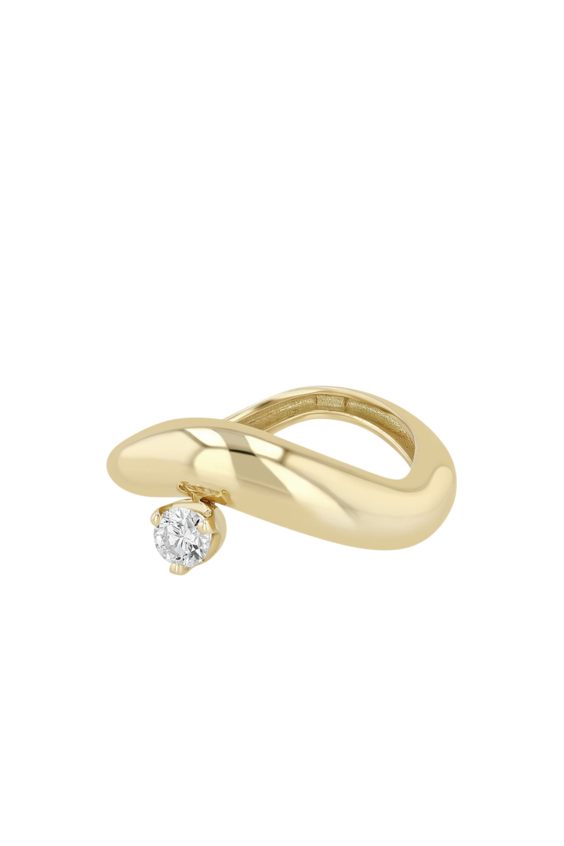 Wave Ring, 14K Yellow Gold