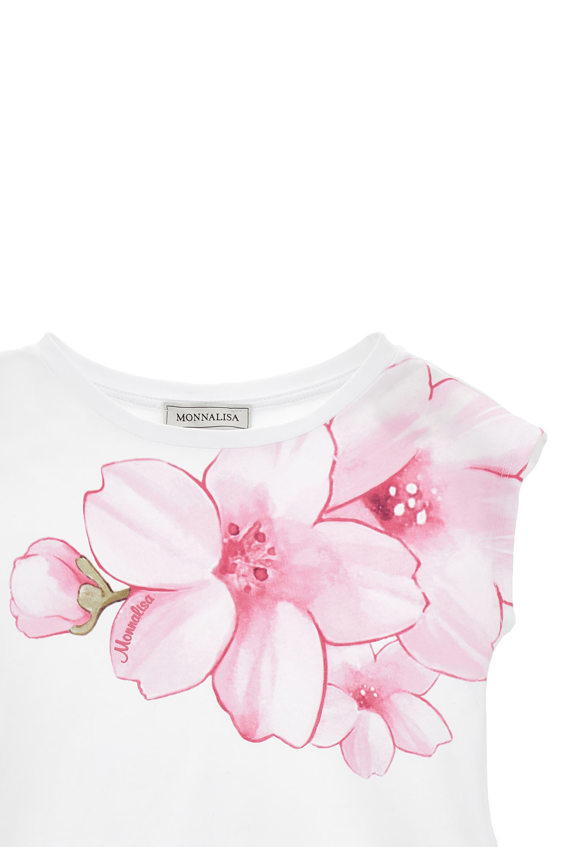 Kids Peach Blossom Print Jersey T-Shirt