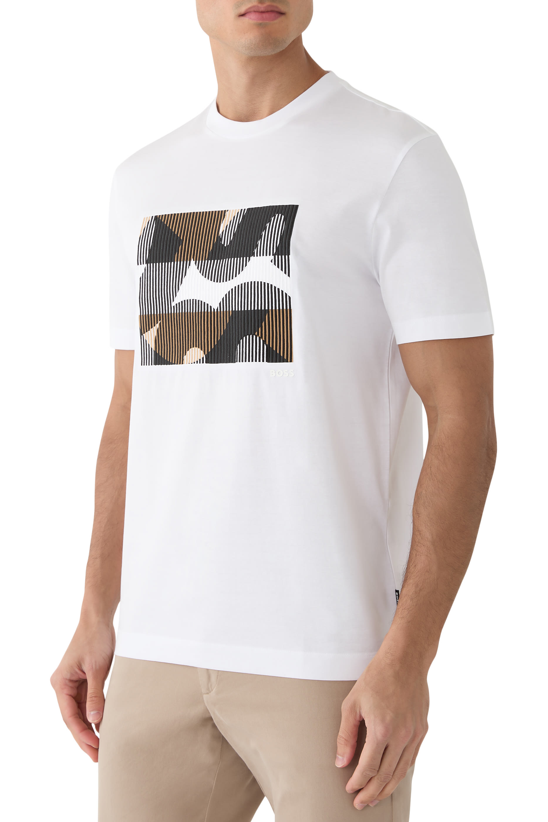 Graphic Mercerised-Cotton T-Shirt