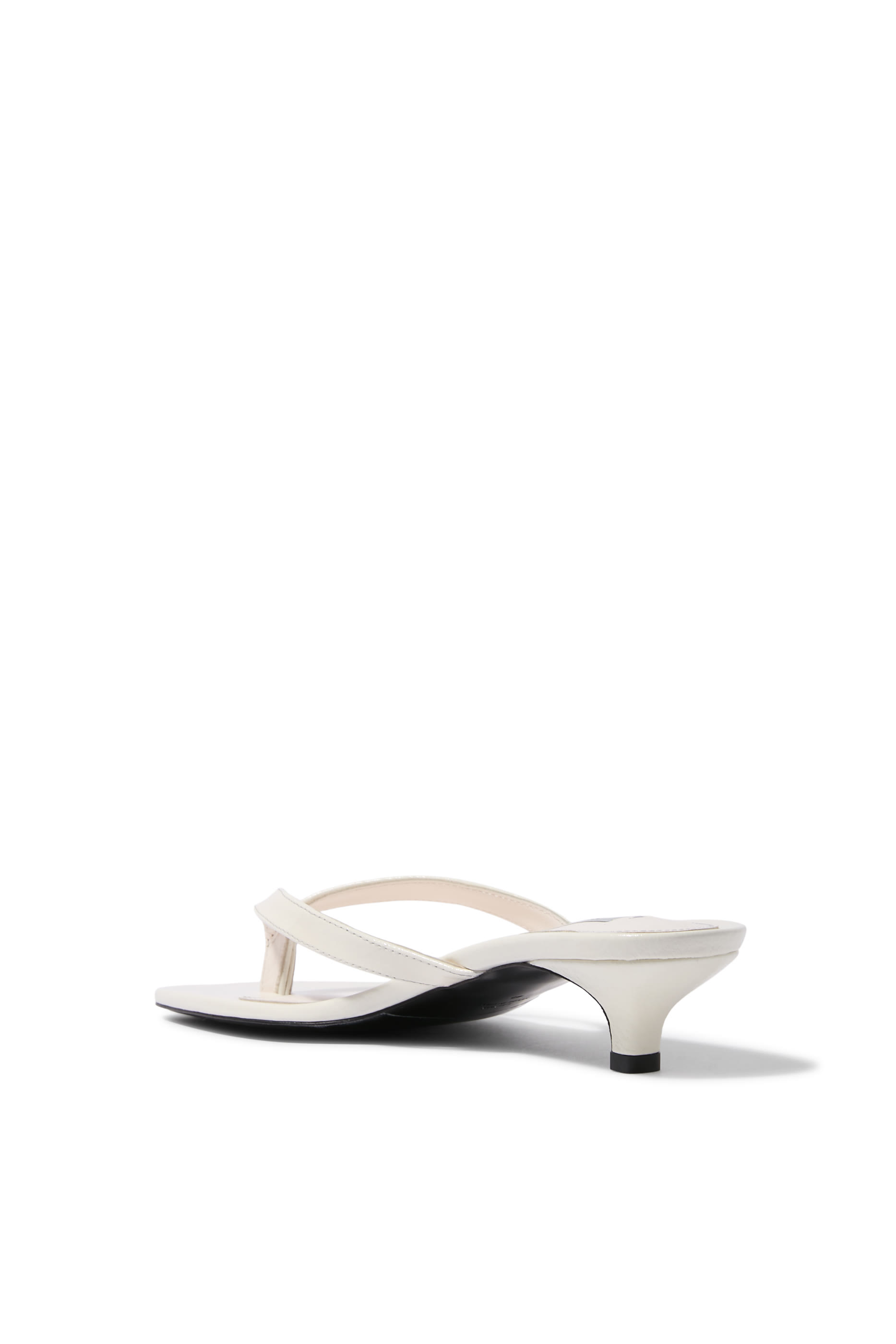 Croco-Embossed Flip Flops 35