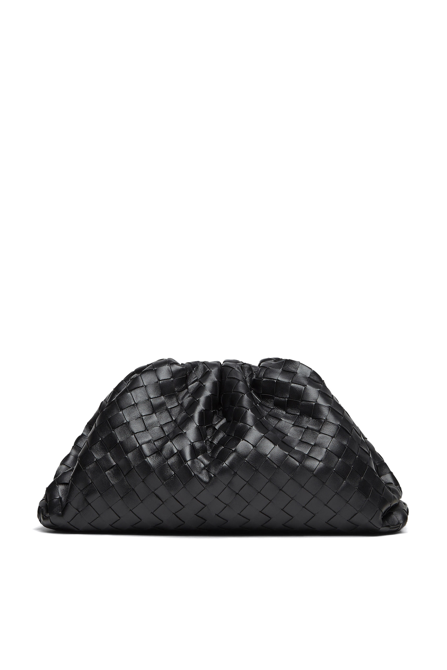 Intrecciato Leather Pouch