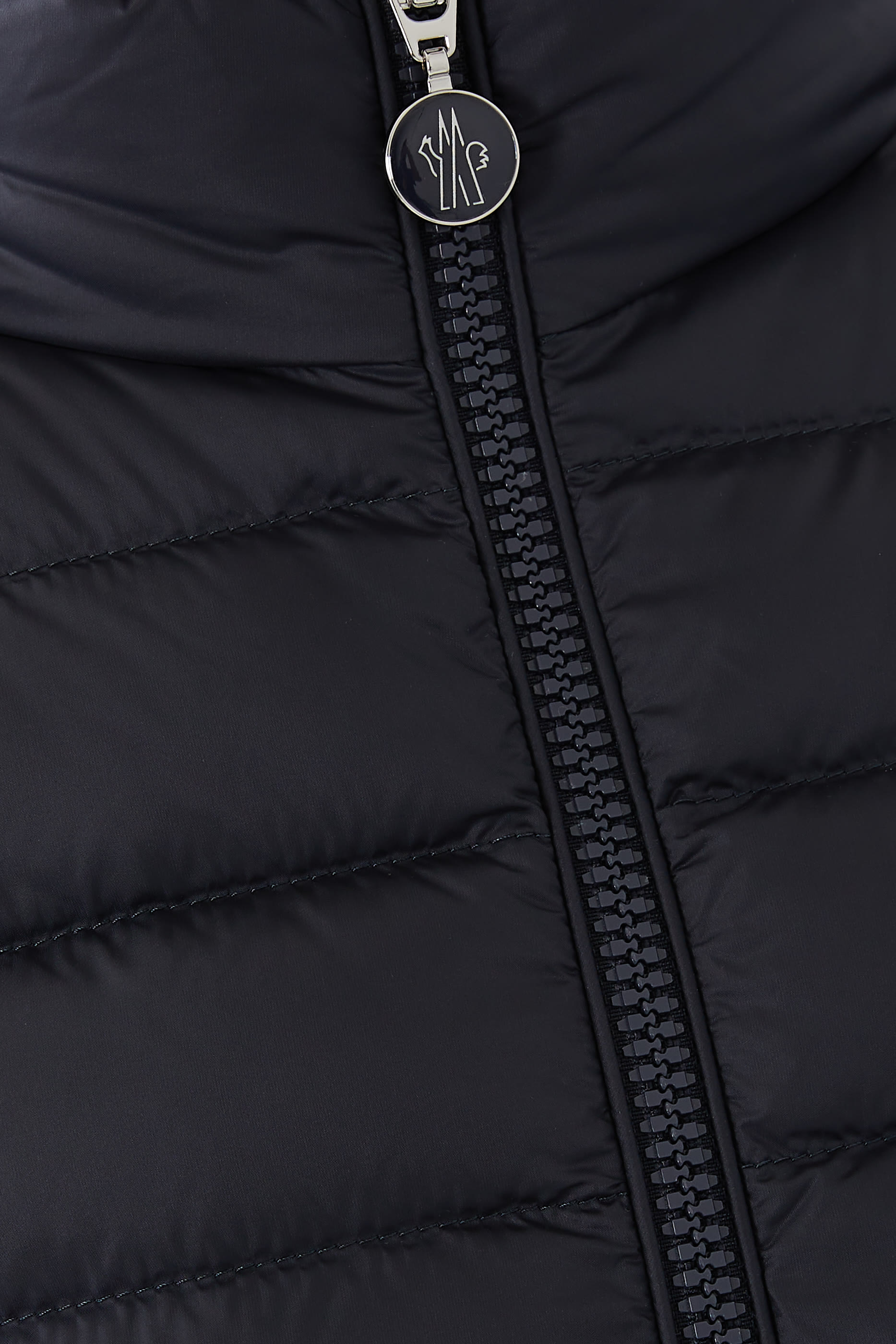 Padded Cotton Zip-Up Cardigan