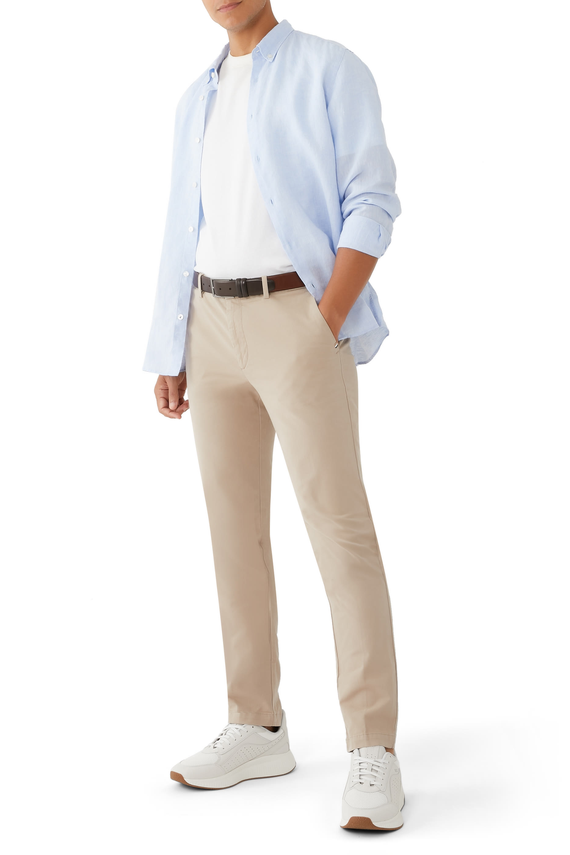 TTNM Evo Leather-Mesh Trainers