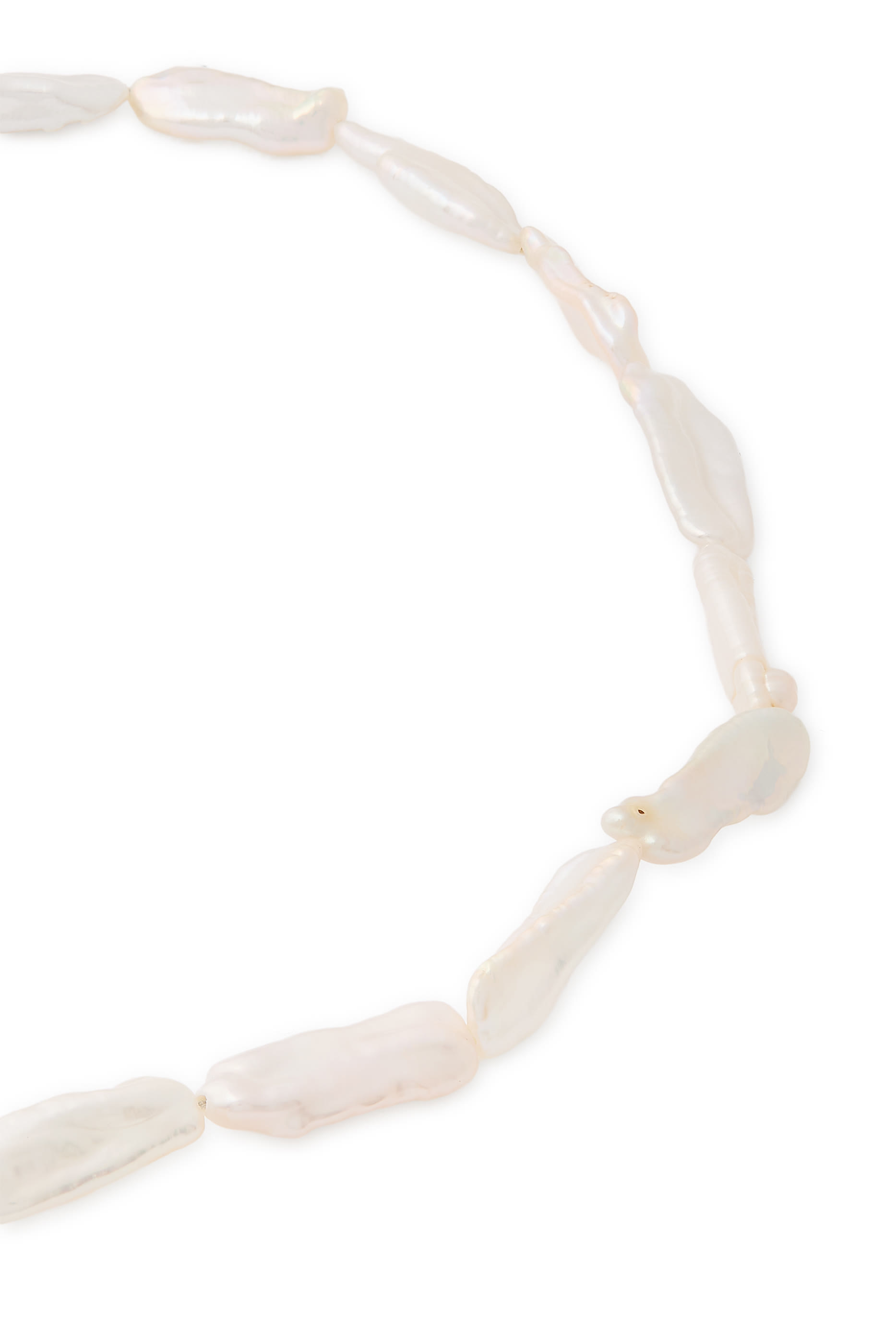 Carabiner Pearl Necklace 