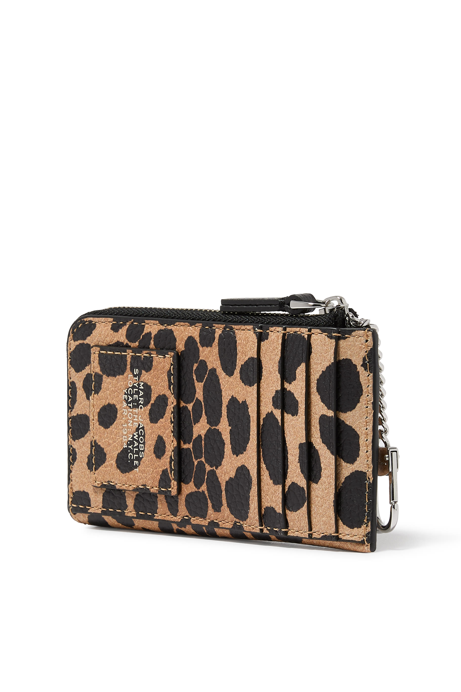 The Cheetah Top Zip Multi Wallet