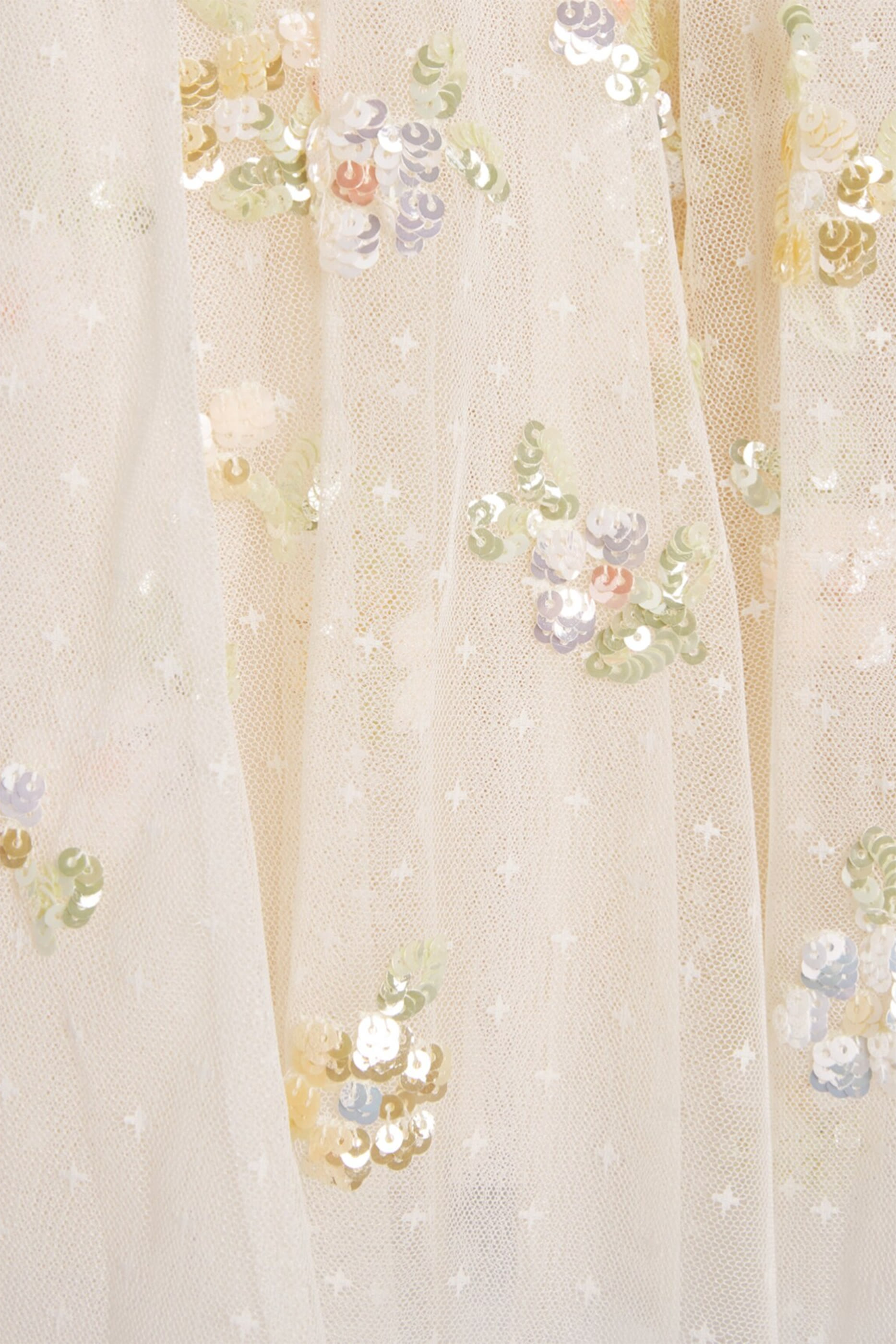 Kids Freesia Shimmer Cape Dress