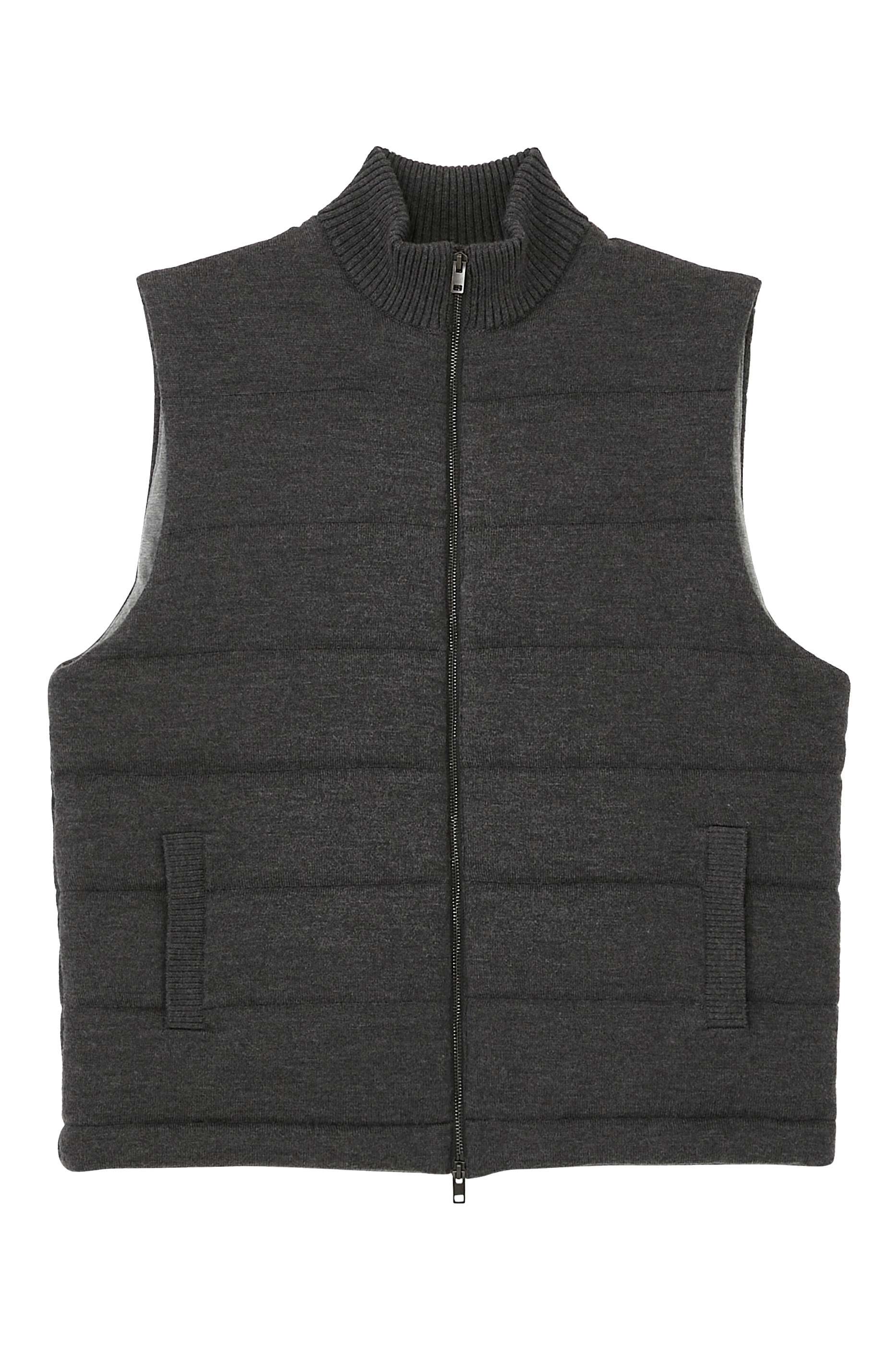 Merino Wool Full-Zip Vest