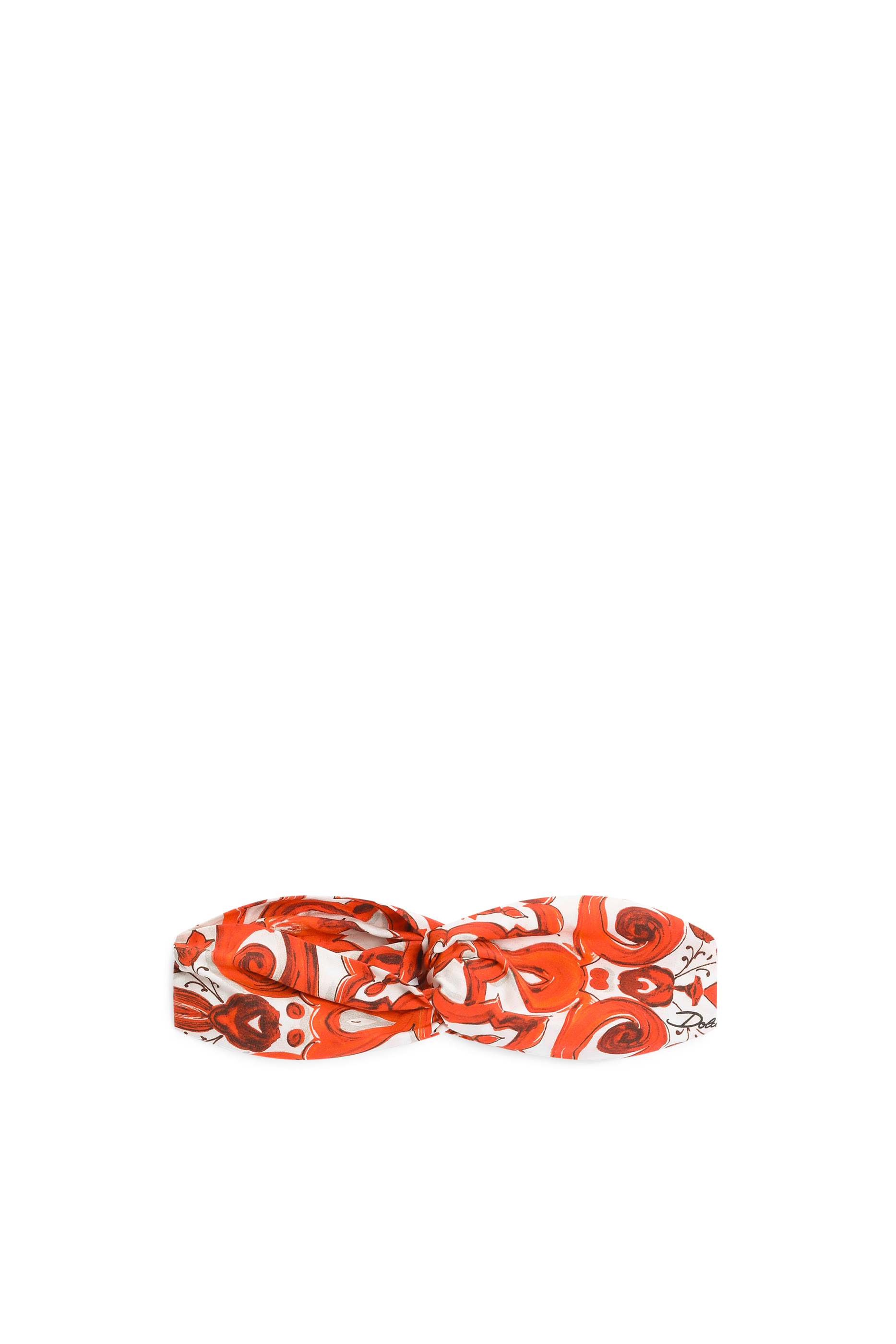 Kids Majolica-Print Poplin Headband