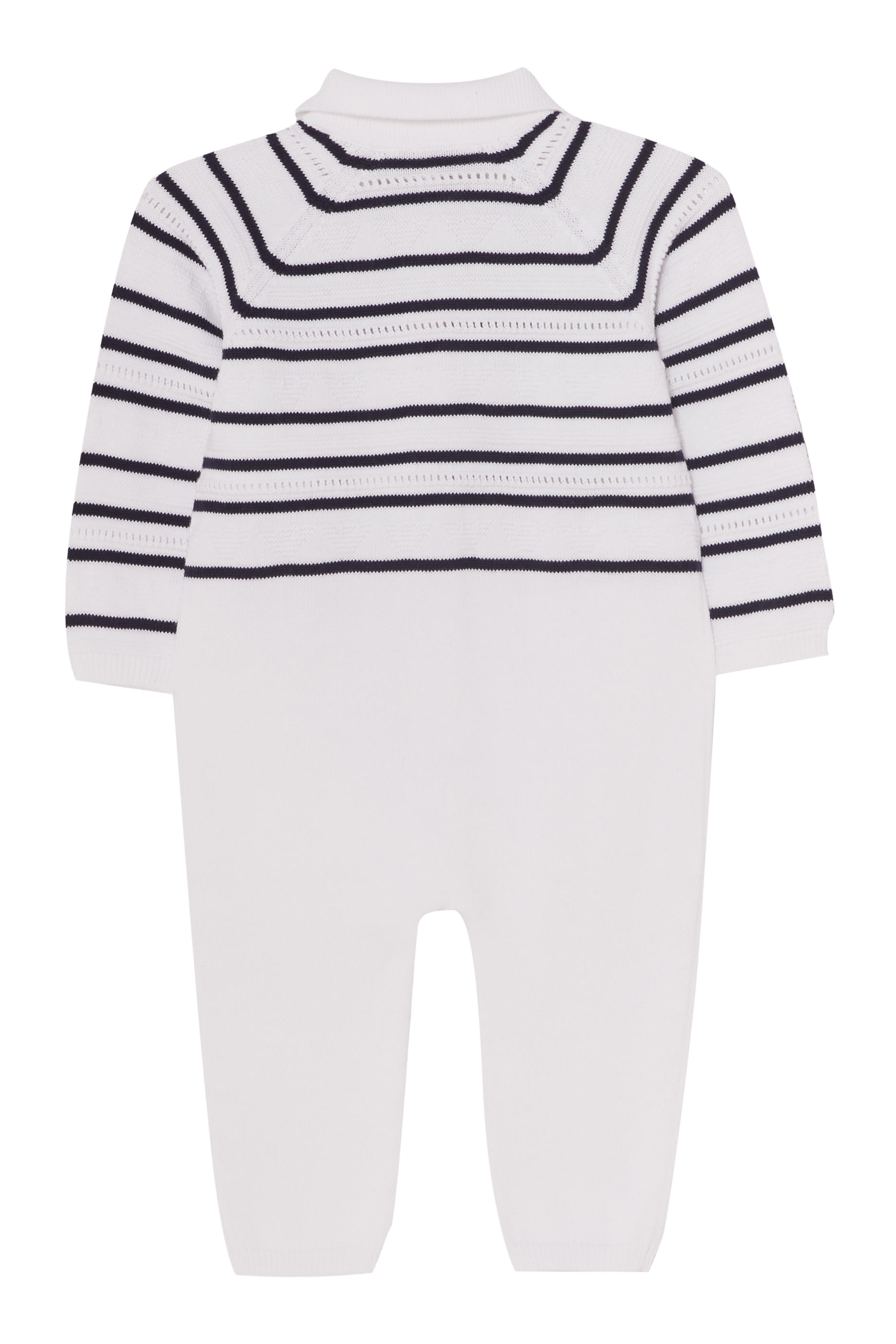 Kids Striped Button Jumpsuit