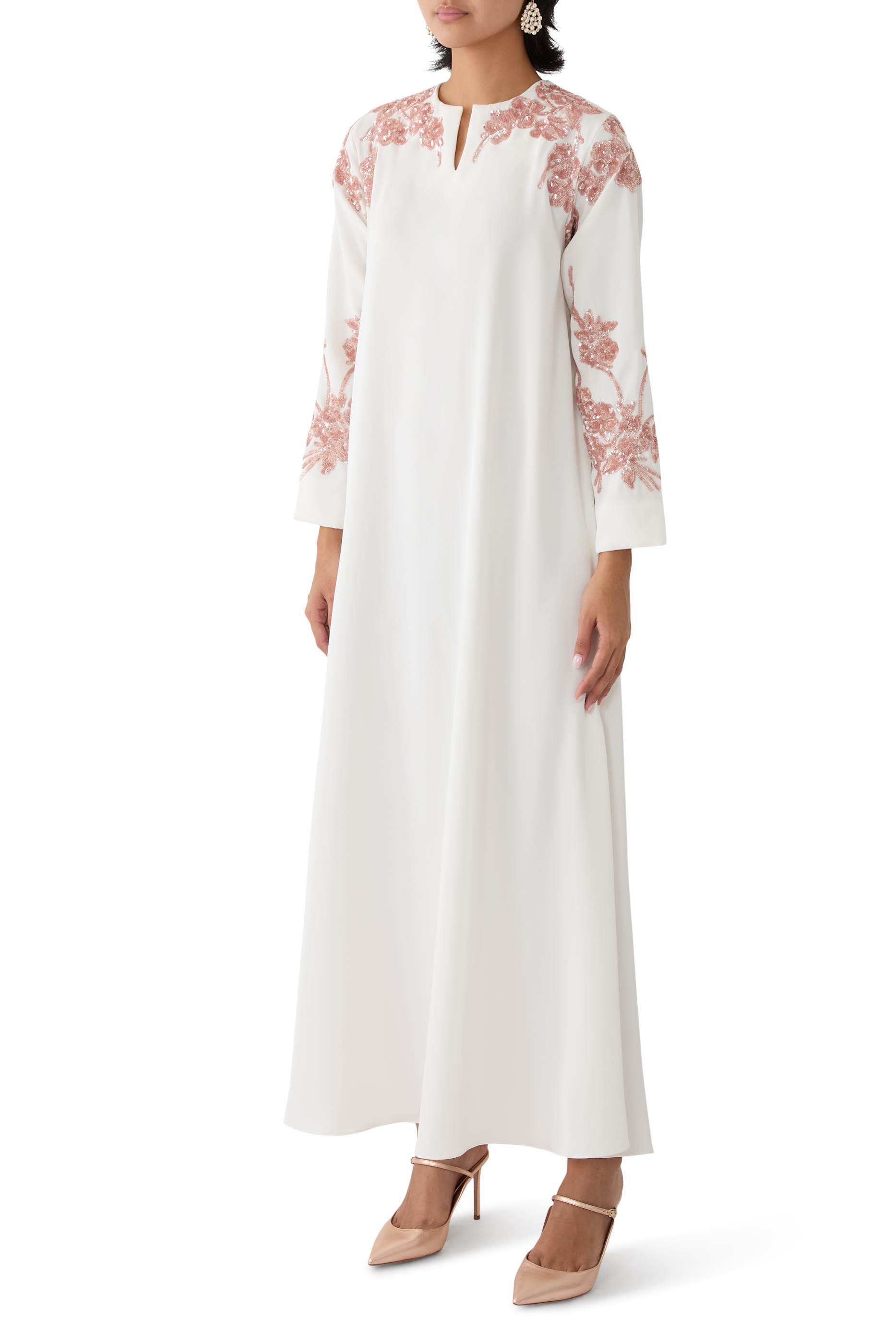 Sequin Embellished Maxi Dress