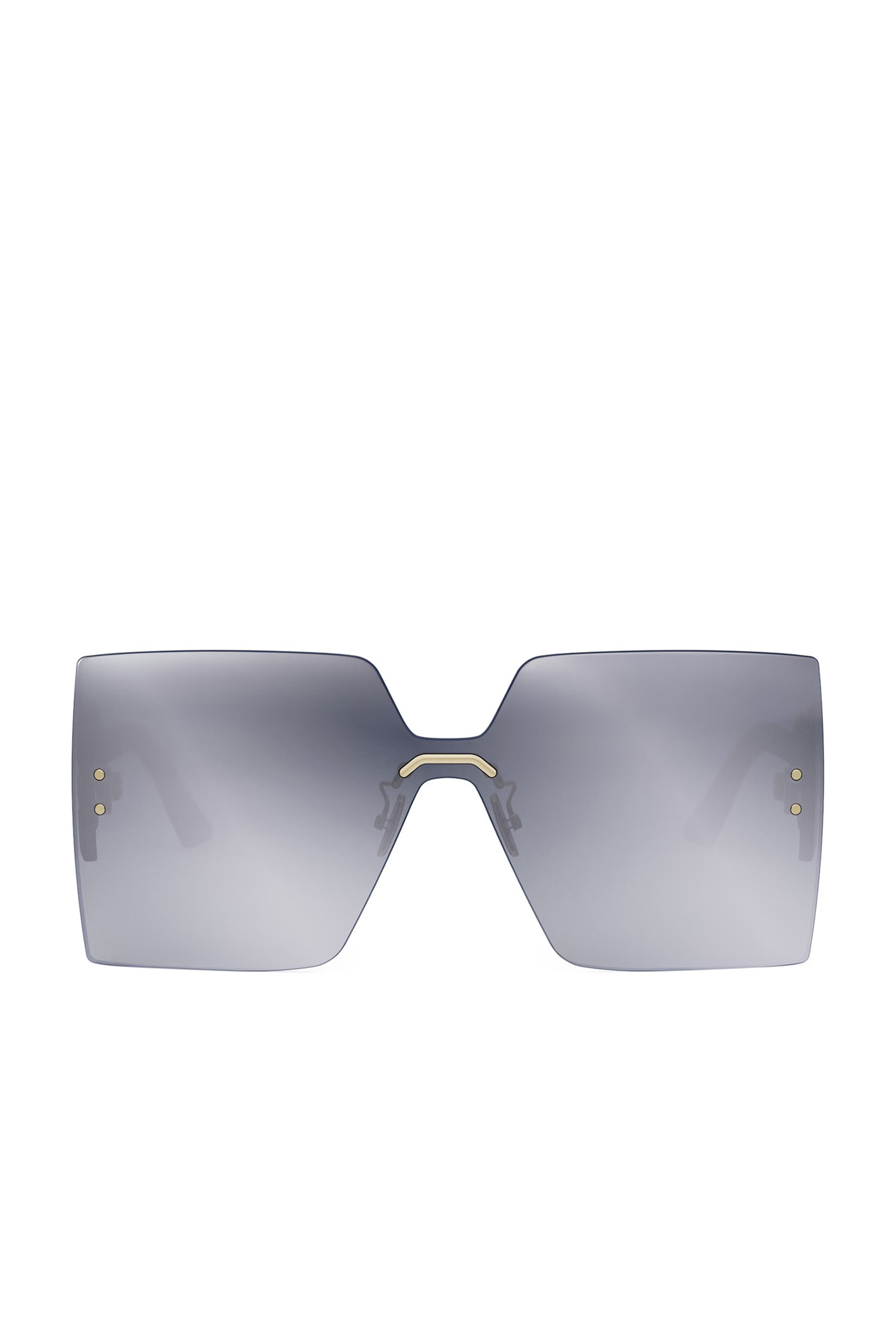 DiorClub M5U Silver Geometric Sunglasses