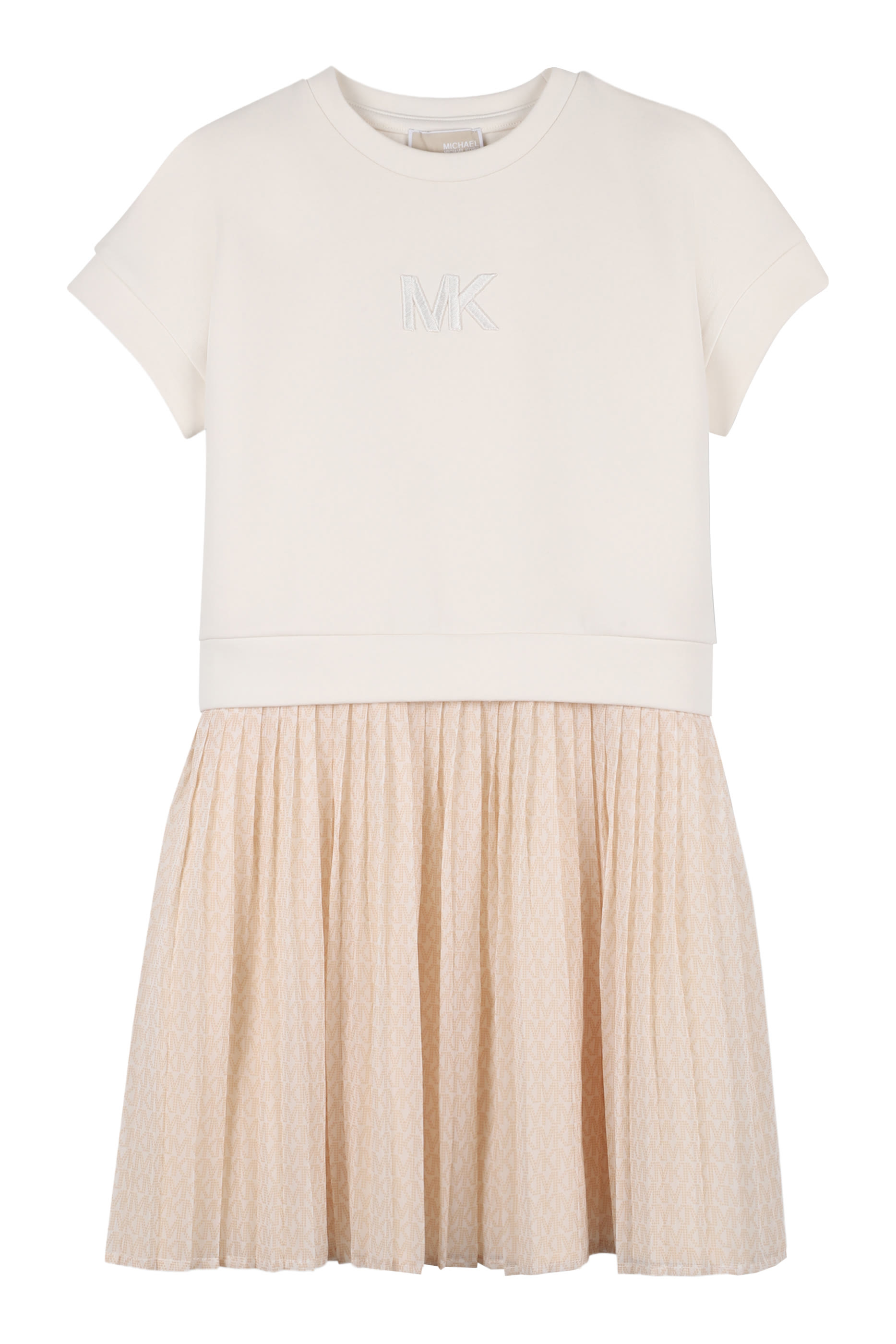 Kids Logo Pleated Dress