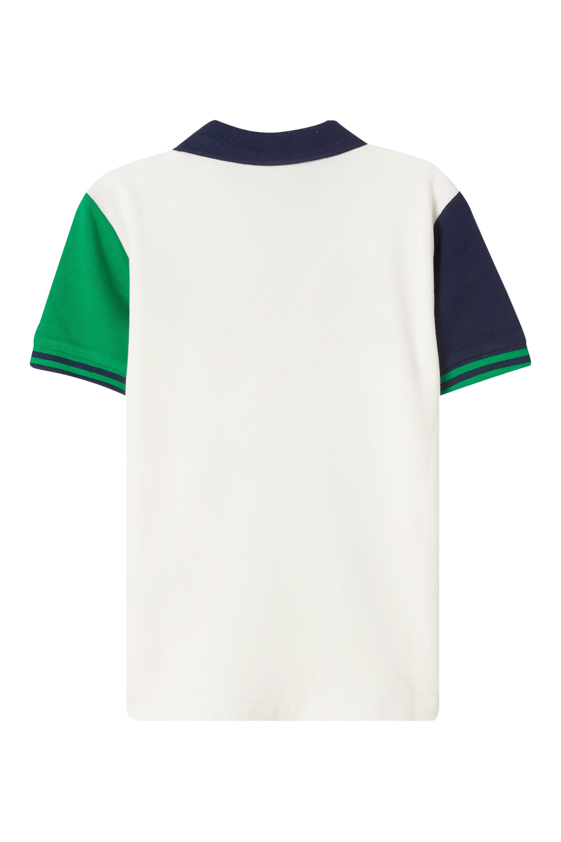 Kids Colour-Blocked Mesh Polo Shirt 
