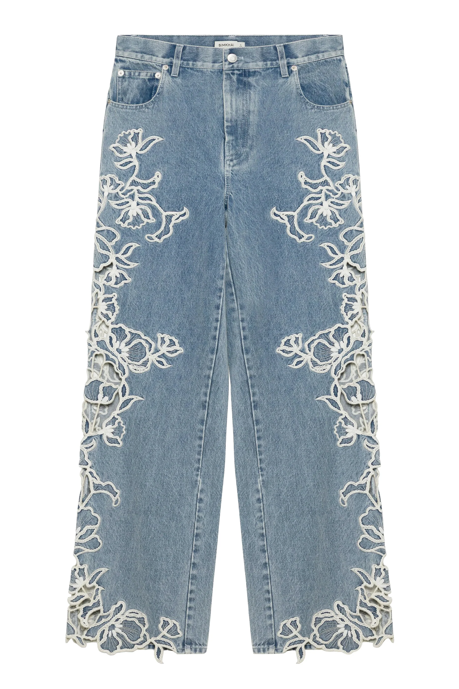 Porter Embroidered Jeans