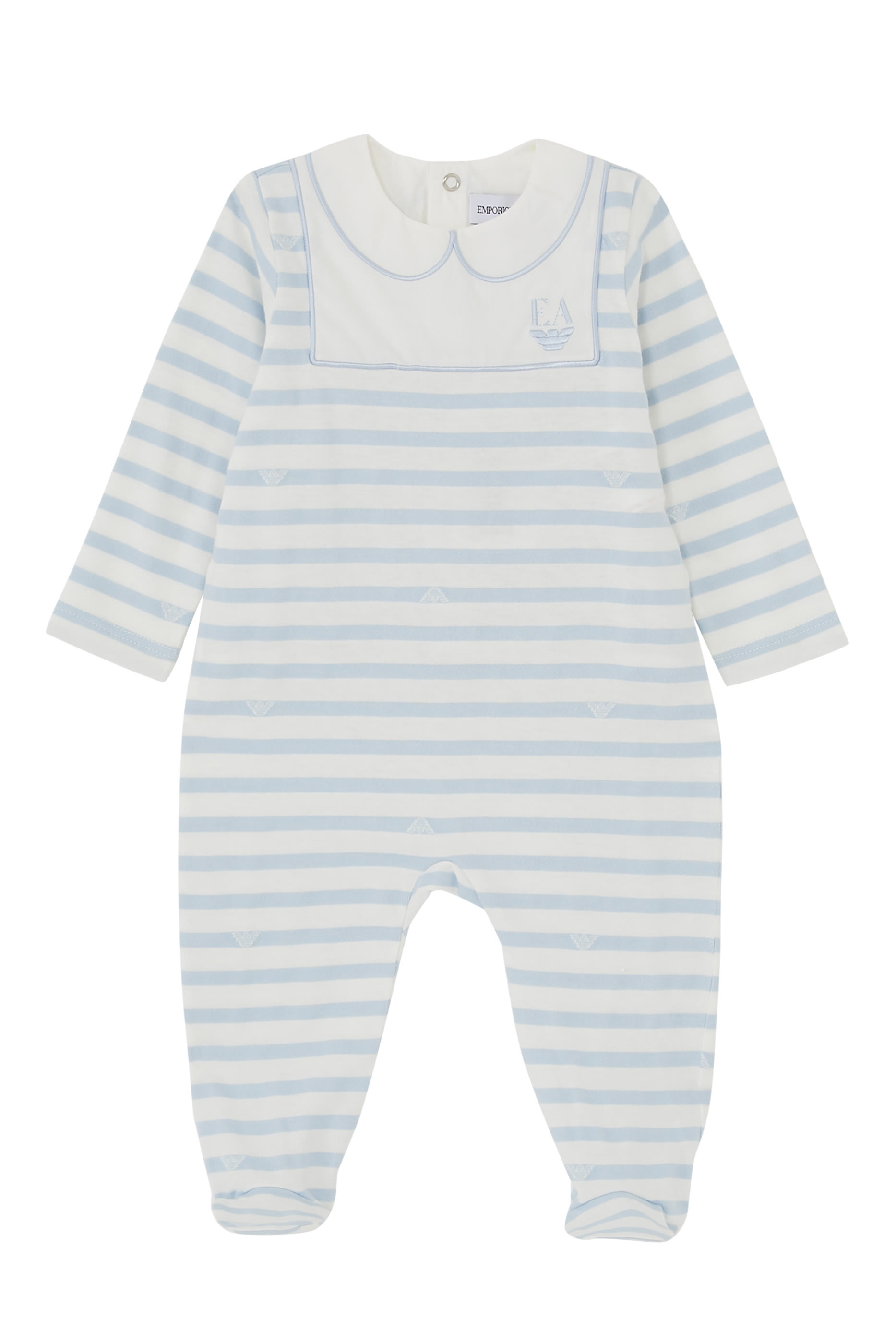 Kids Striped Logo Jumpsuit