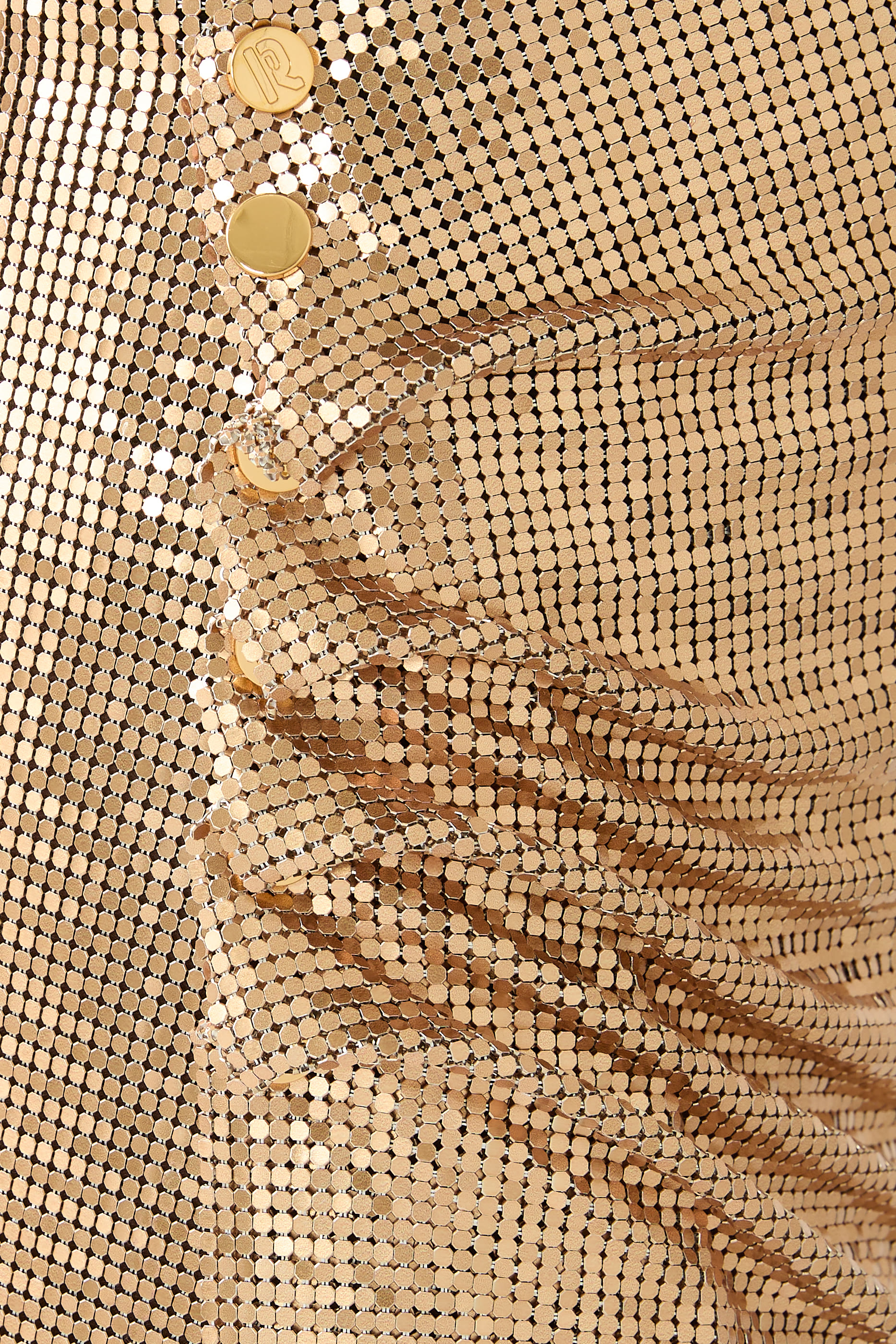 Drapé Pression Chainmail Skirt