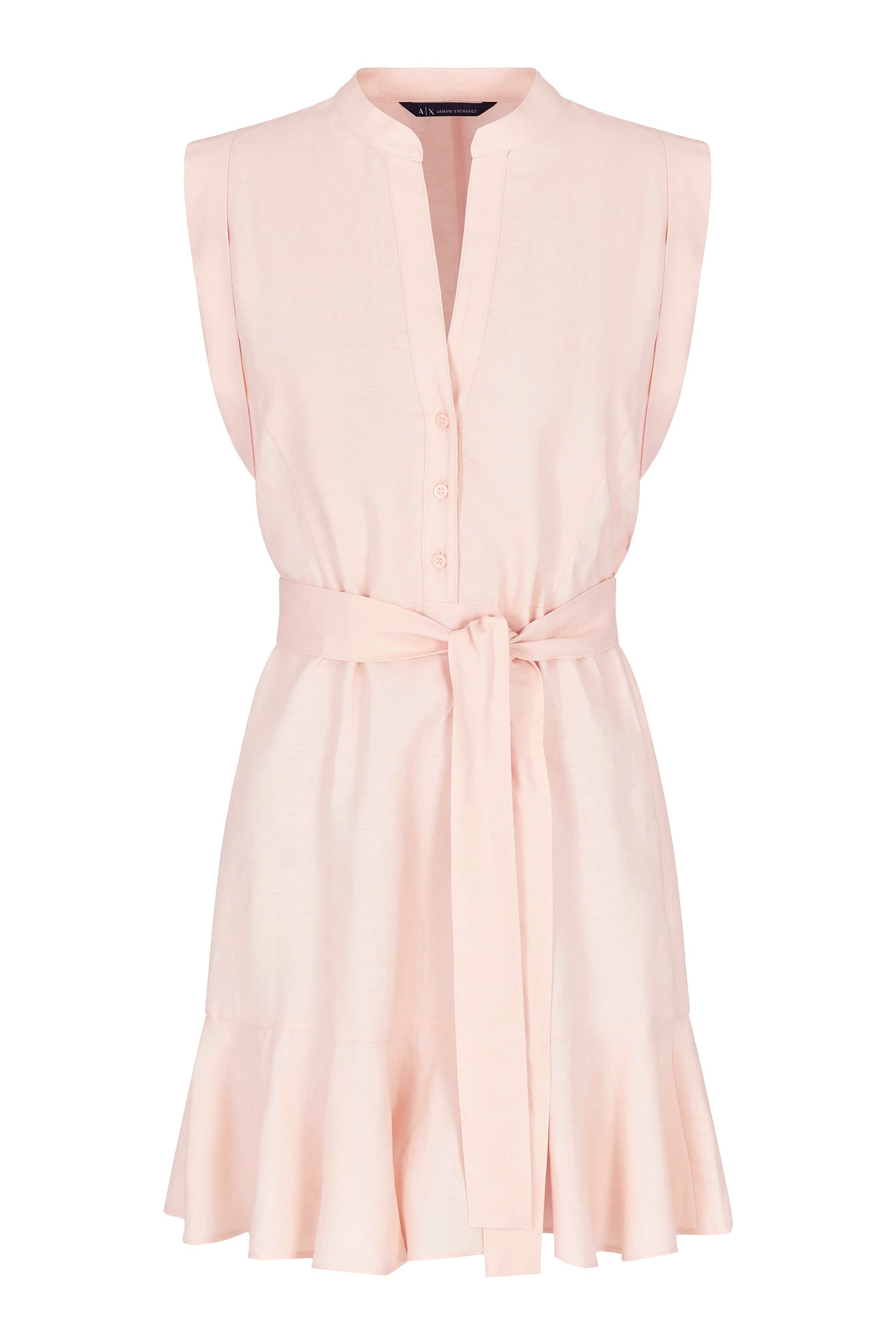  V-Neck Sleeveless Short Dress