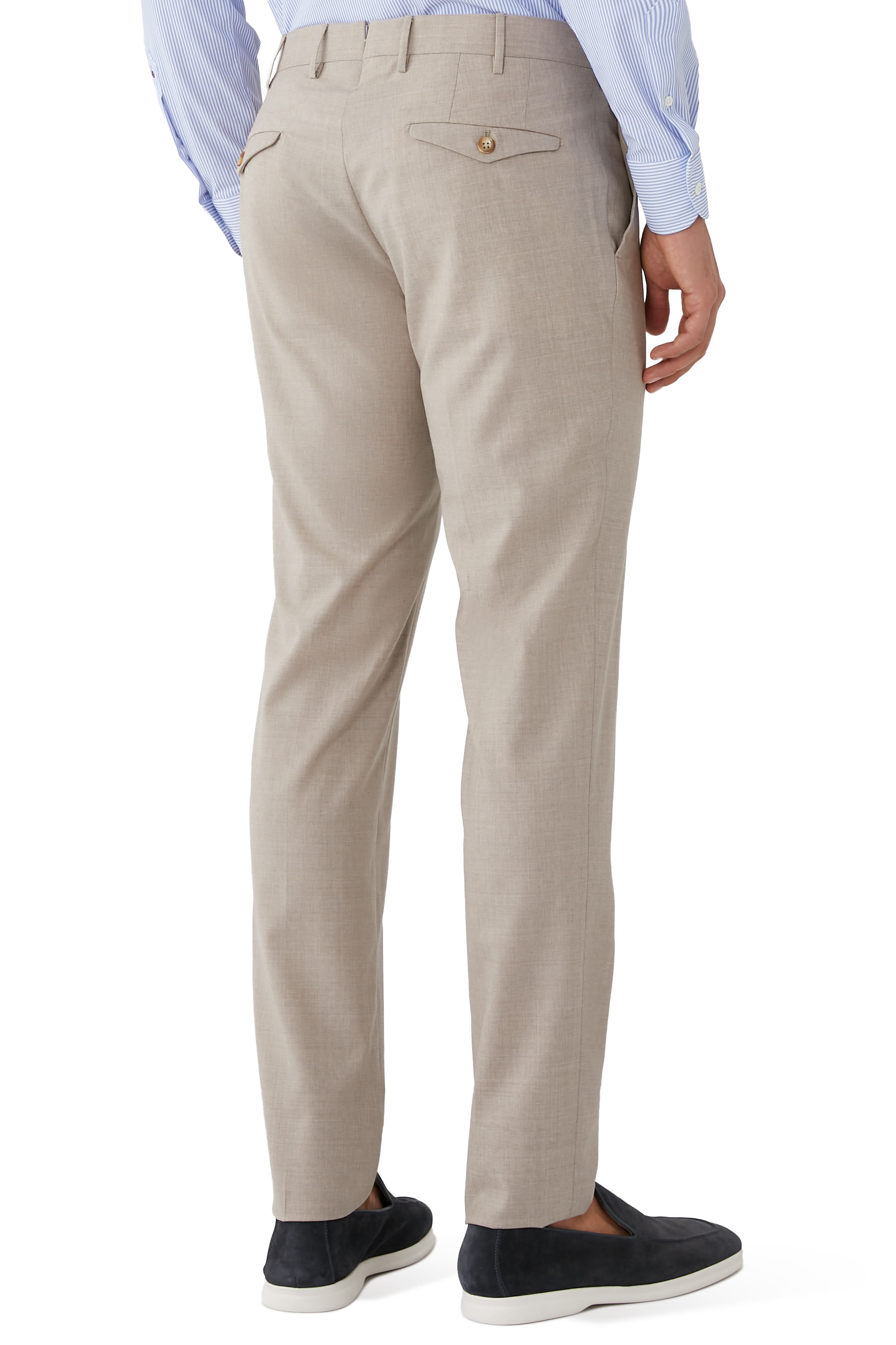 Wool Slim-Fit Trousers