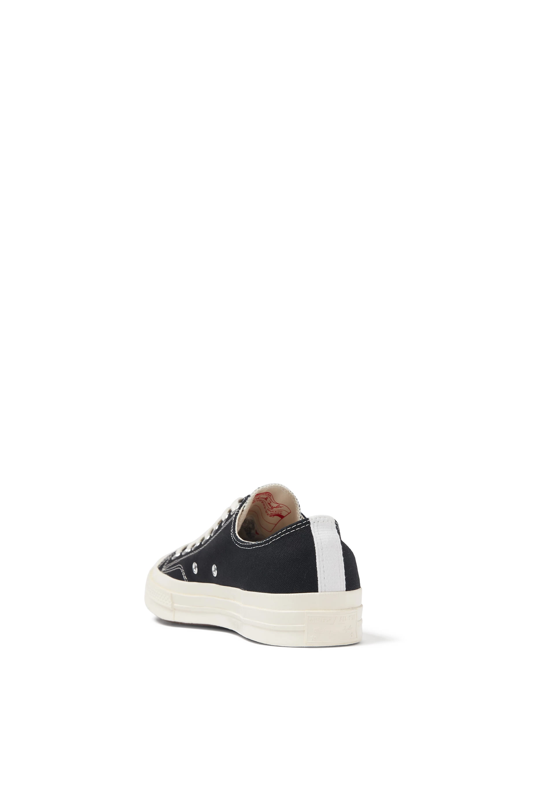 Converse Small Red Heart Low Top Sneakers