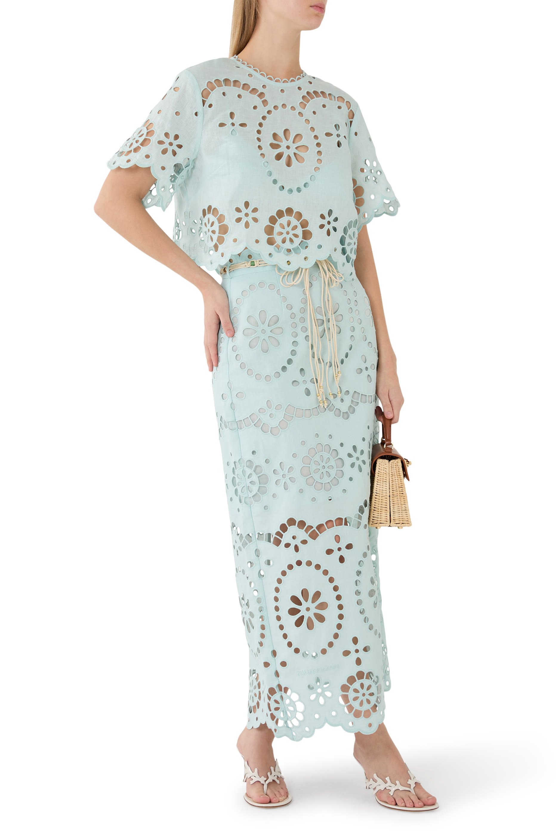  Awaken Embroidered Skirt